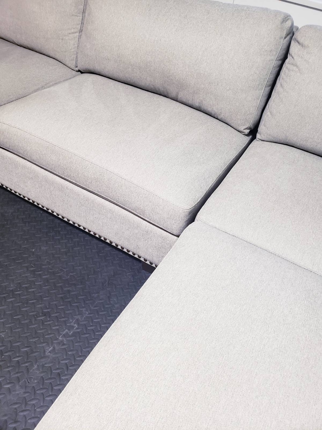 Grey L-Shaped Sectional Sofa ( Delivery Available ) - photo 3