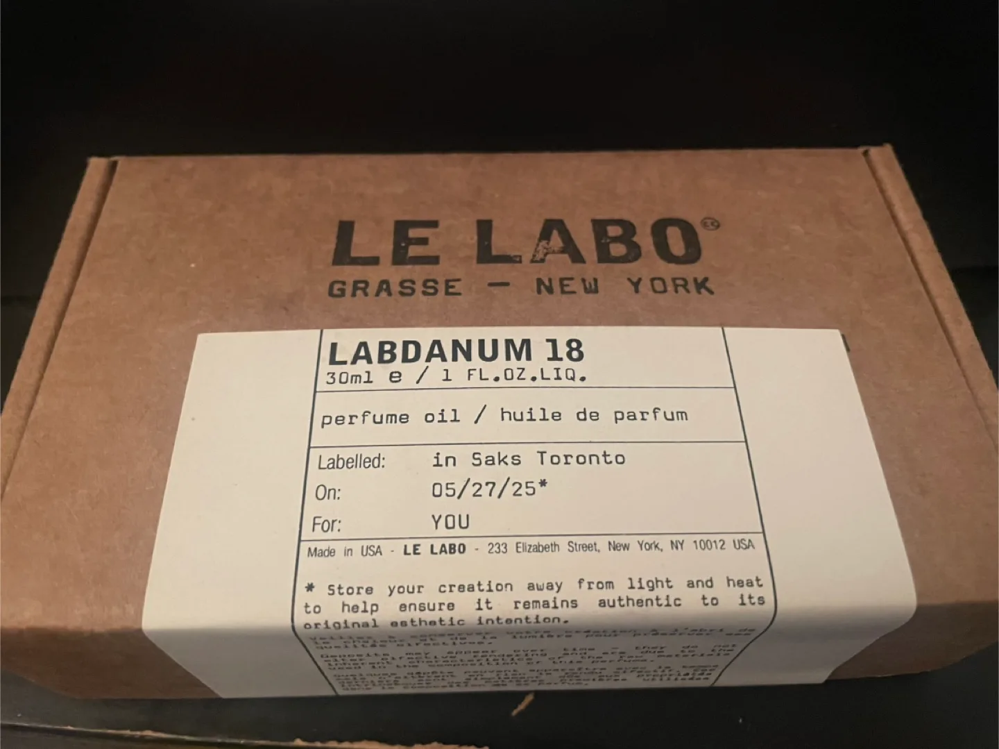LE LABO Labdanum 18 Perfume Oil 30ml thumbnail