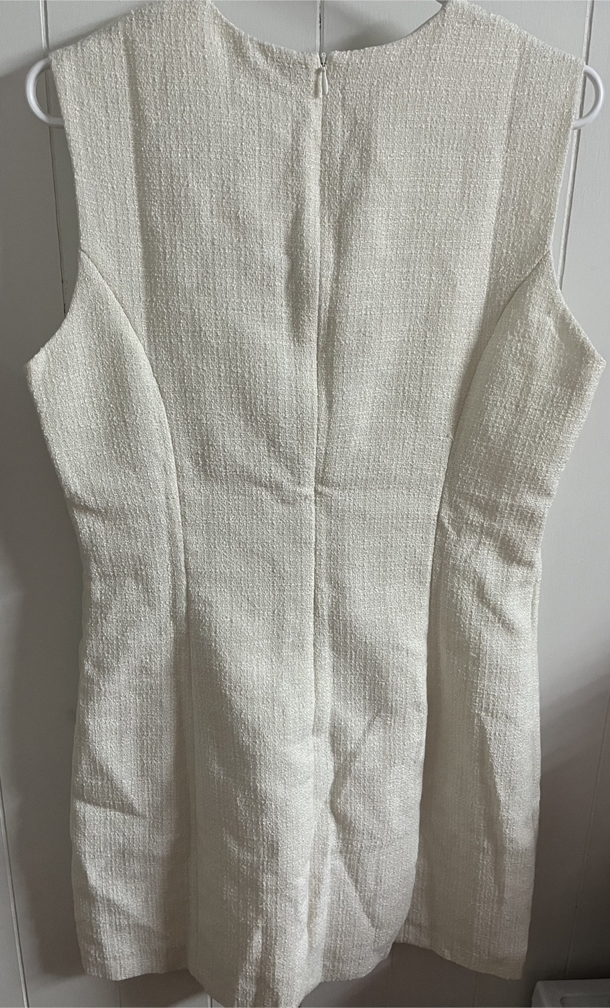 Off-White Sleeveless A-line Mini Dress - photo 2