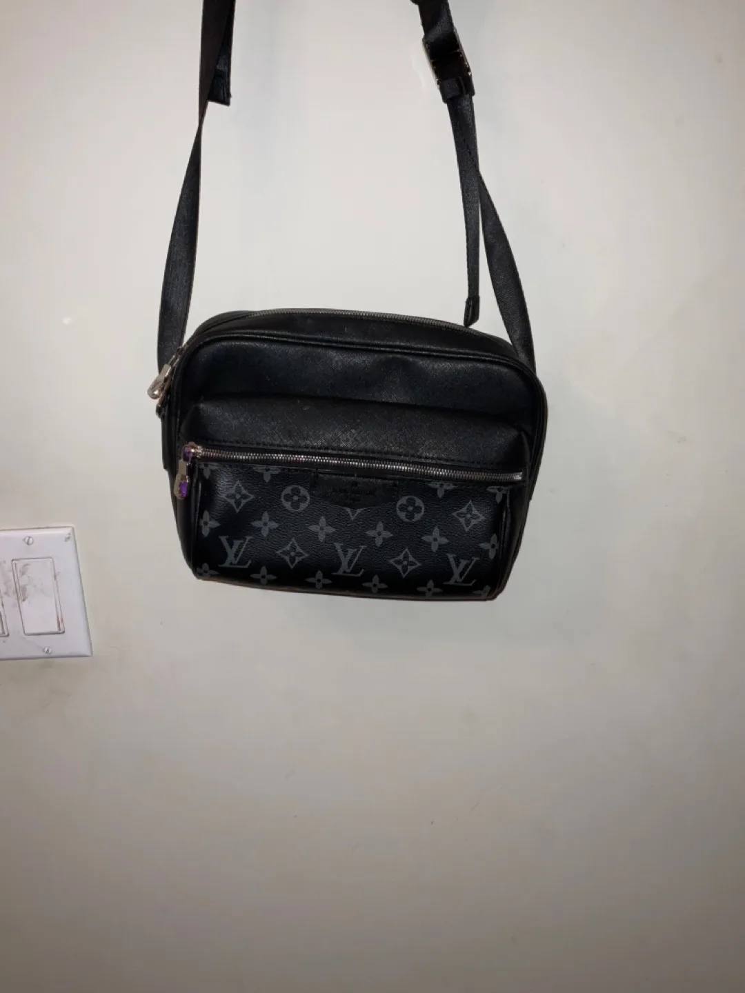 Louis Vuitton men’s satchel black monogram print thumbnail