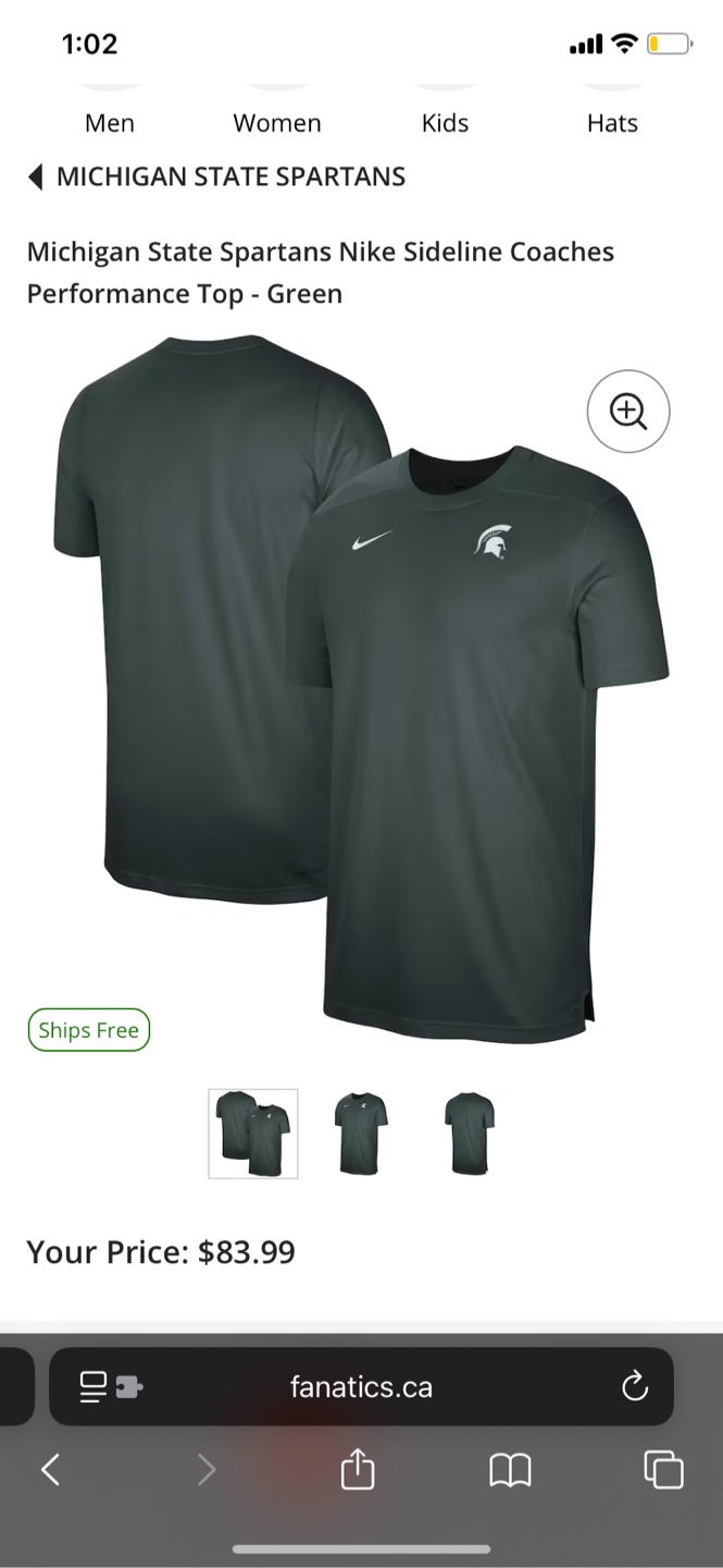Nike Michigan State Spartans Dri-FIT T-Shirt - photo 5