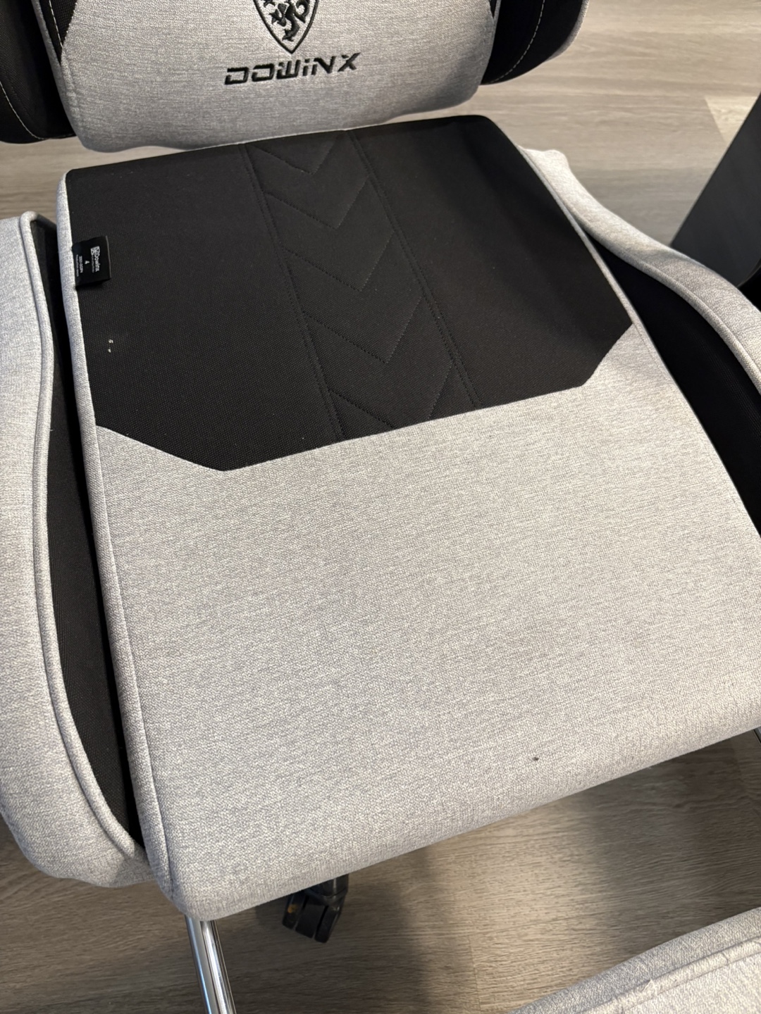 DOWINX Reclining Gaming Chair with Footrest - Grey - photo 5