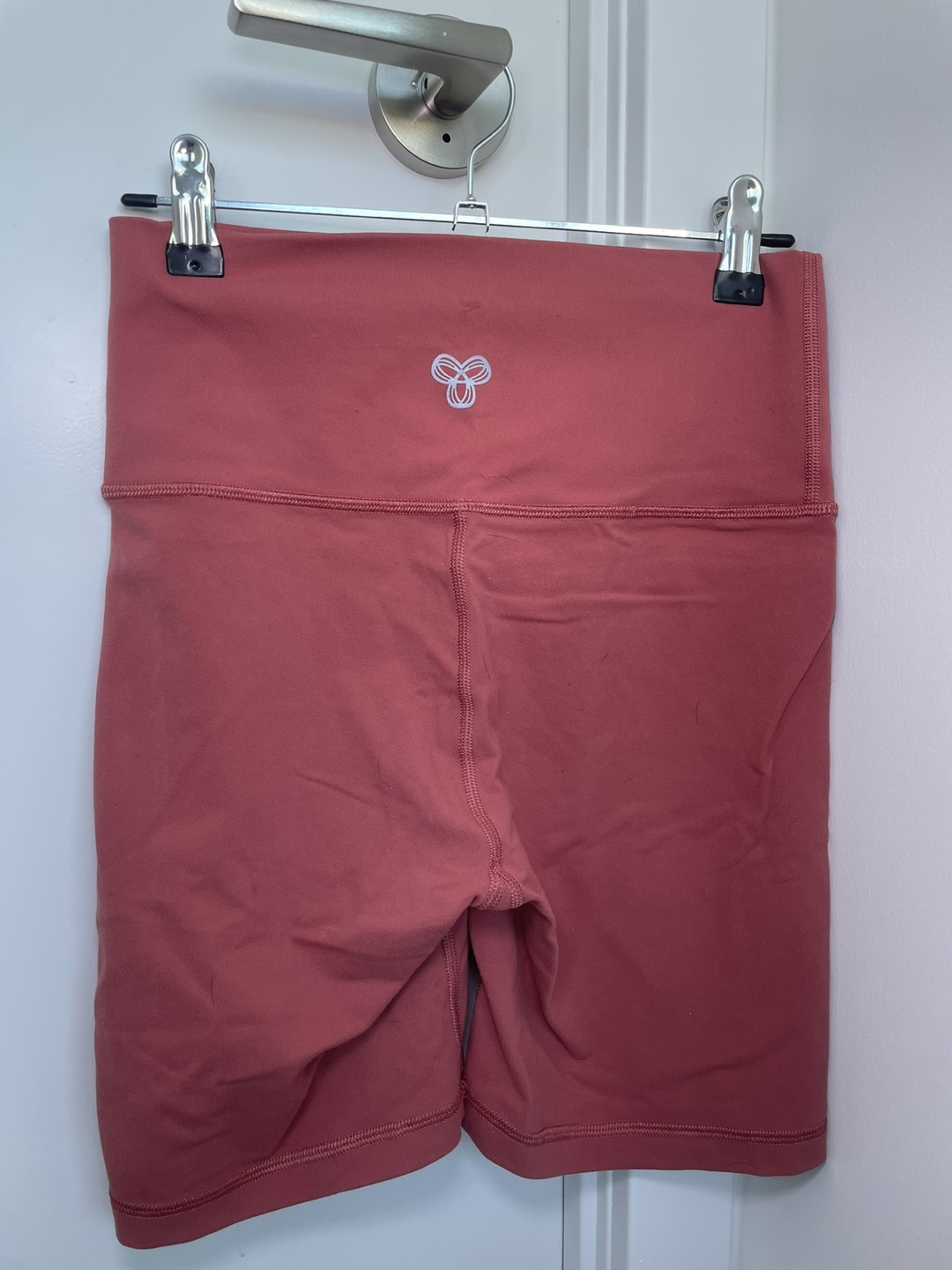 TNA High-Waisted Bike Shorts - Dusty Rose - photo 3