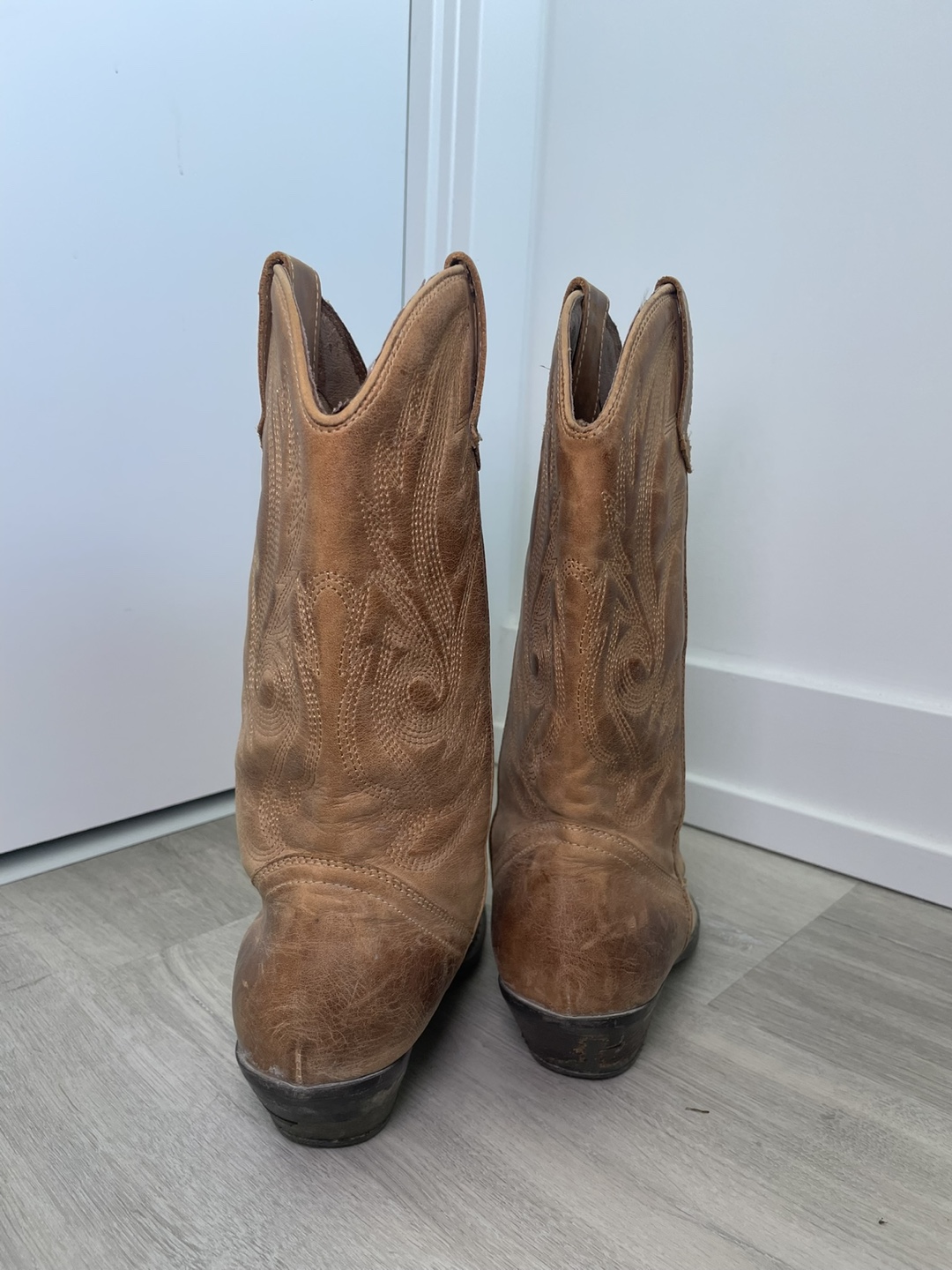 Brown Leather Cowboy Boots - photo 4