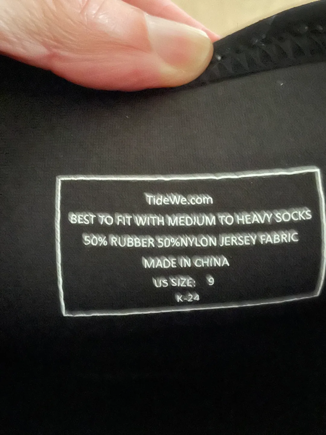 TIDEWE Waterproof Rubber Boots for Men. Black. New! Size 9 image indicator(5)