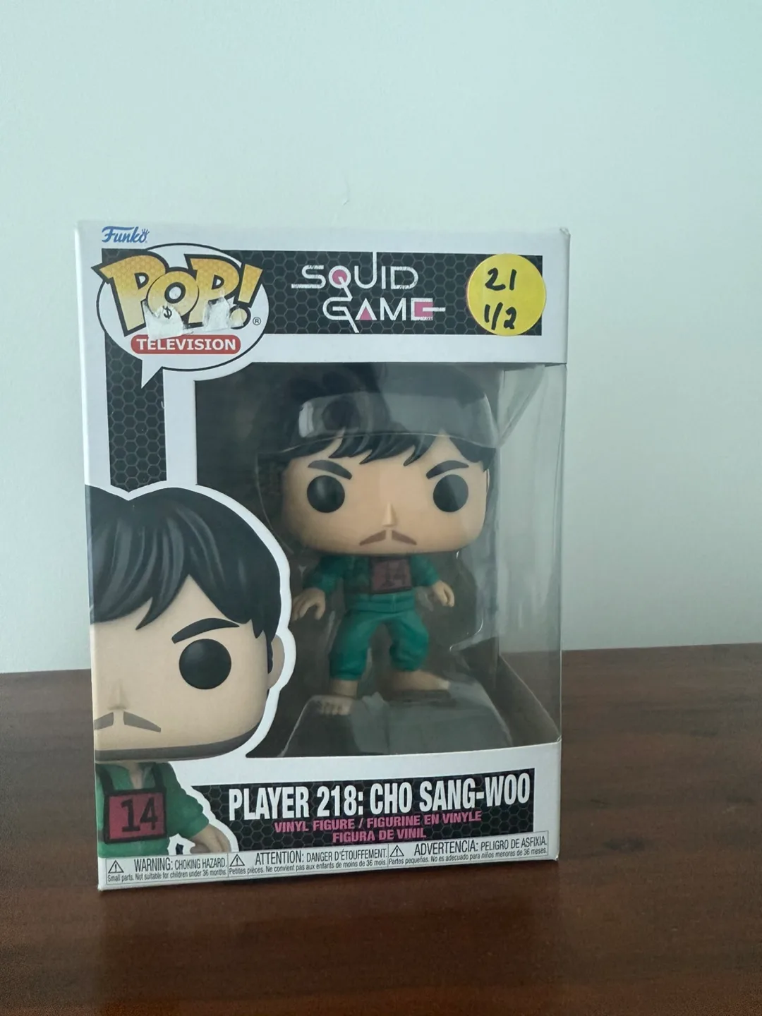 Funko Pop! Television Squid Game Player 218: Cho Sang-Woo #21 thumbnail