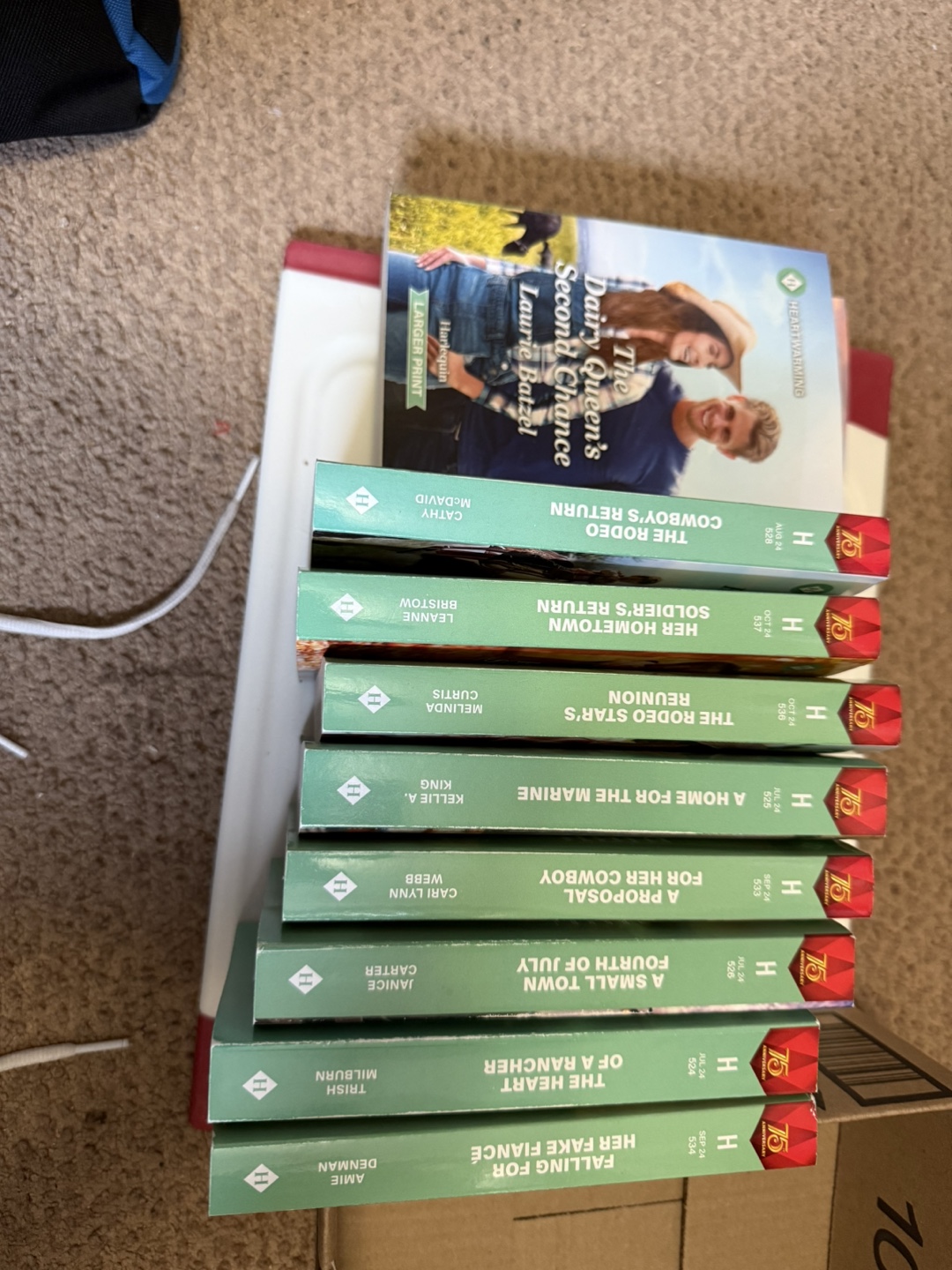 Large Print-Harlequin Romance Novels - photo 2