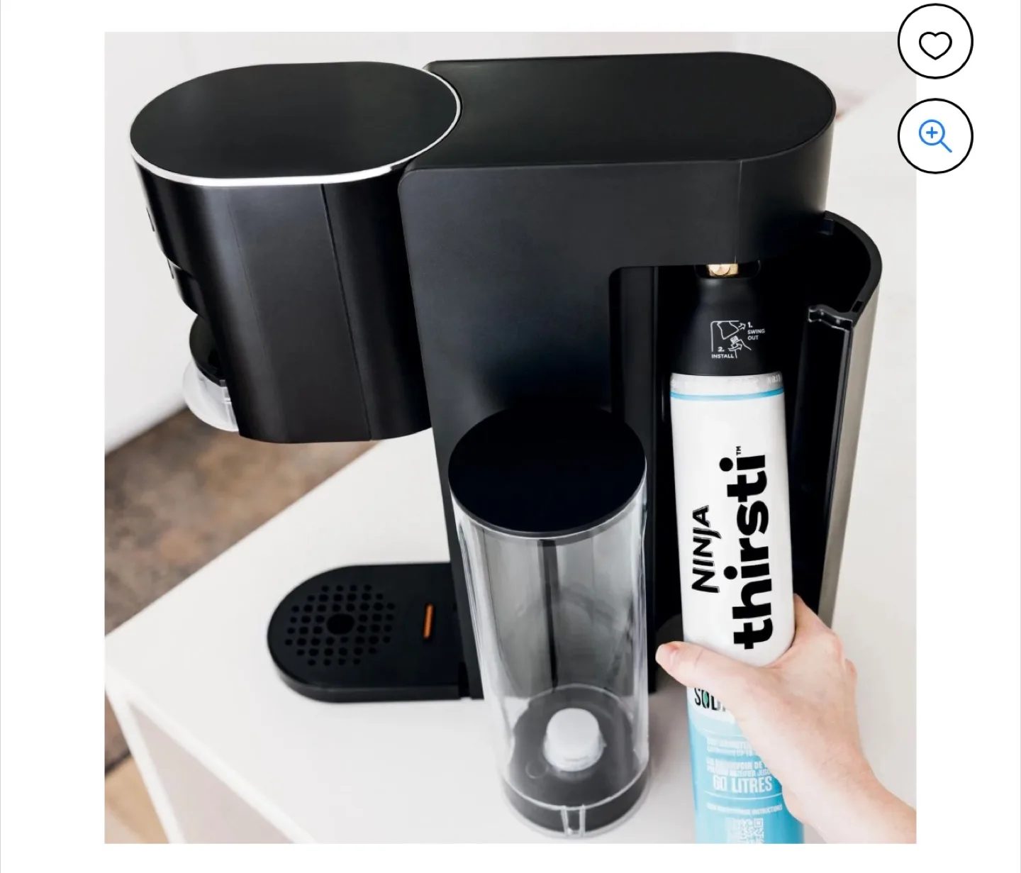 Ninja Thirst Sparkling Water & Flavour Maker image indicator(3)