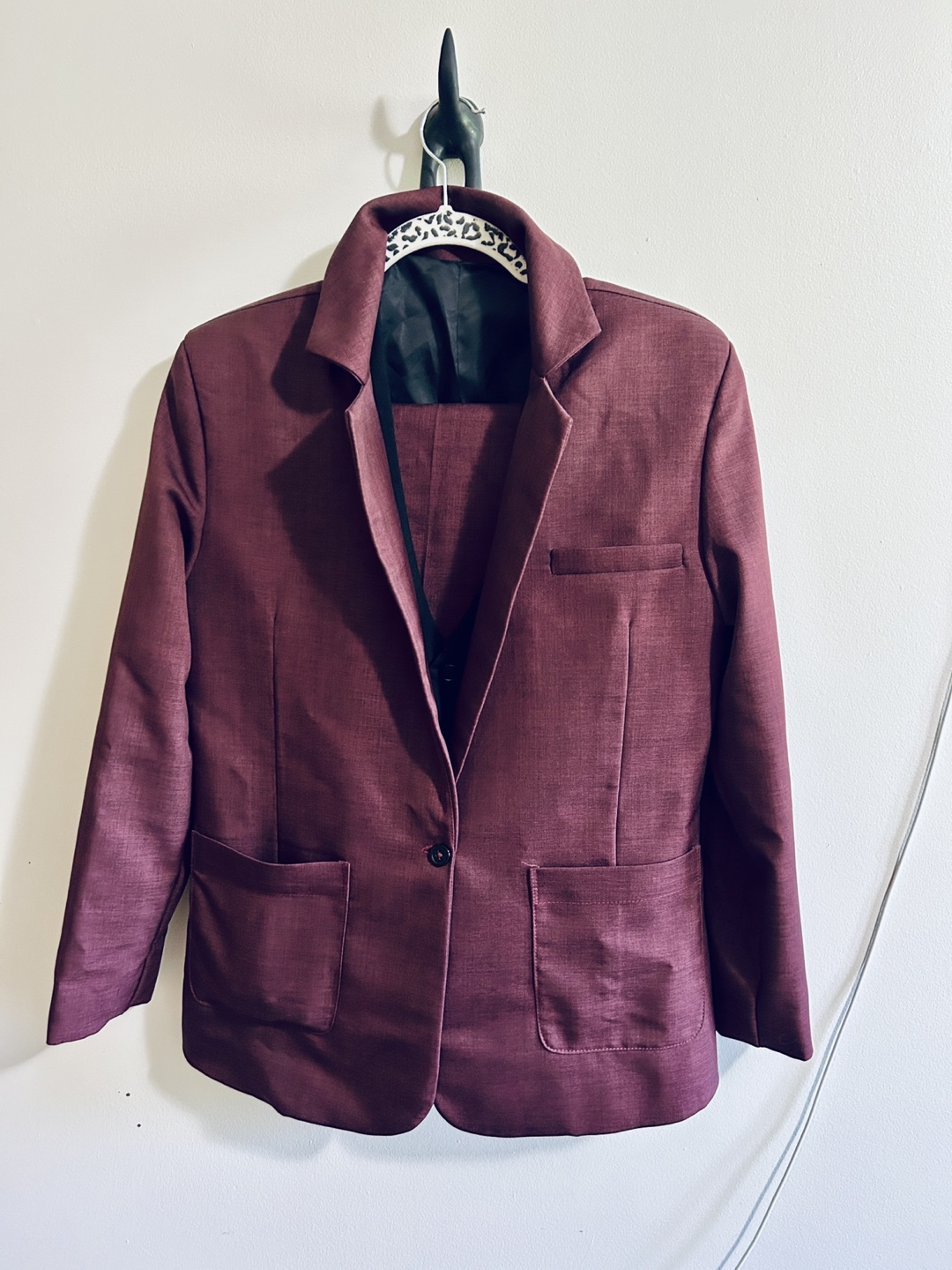 SLIM FIT Custom Burgundy TUXEDO SET - photo 3