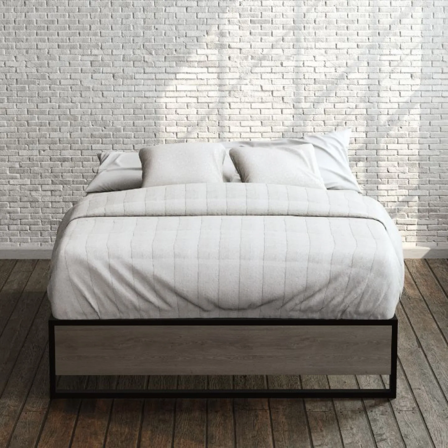 Selling Zinus King size Bed Frame + Mattress thumbnail