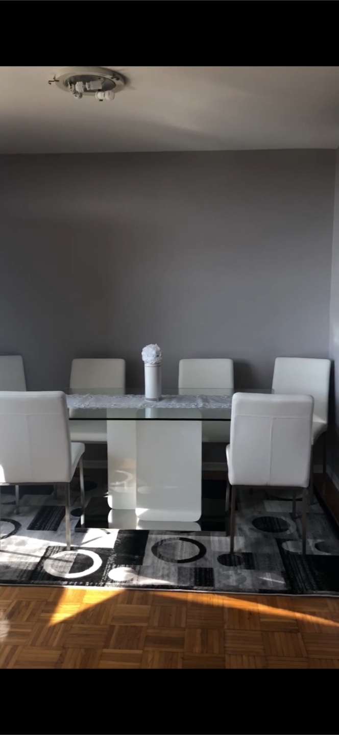Modern Glass Dining Table