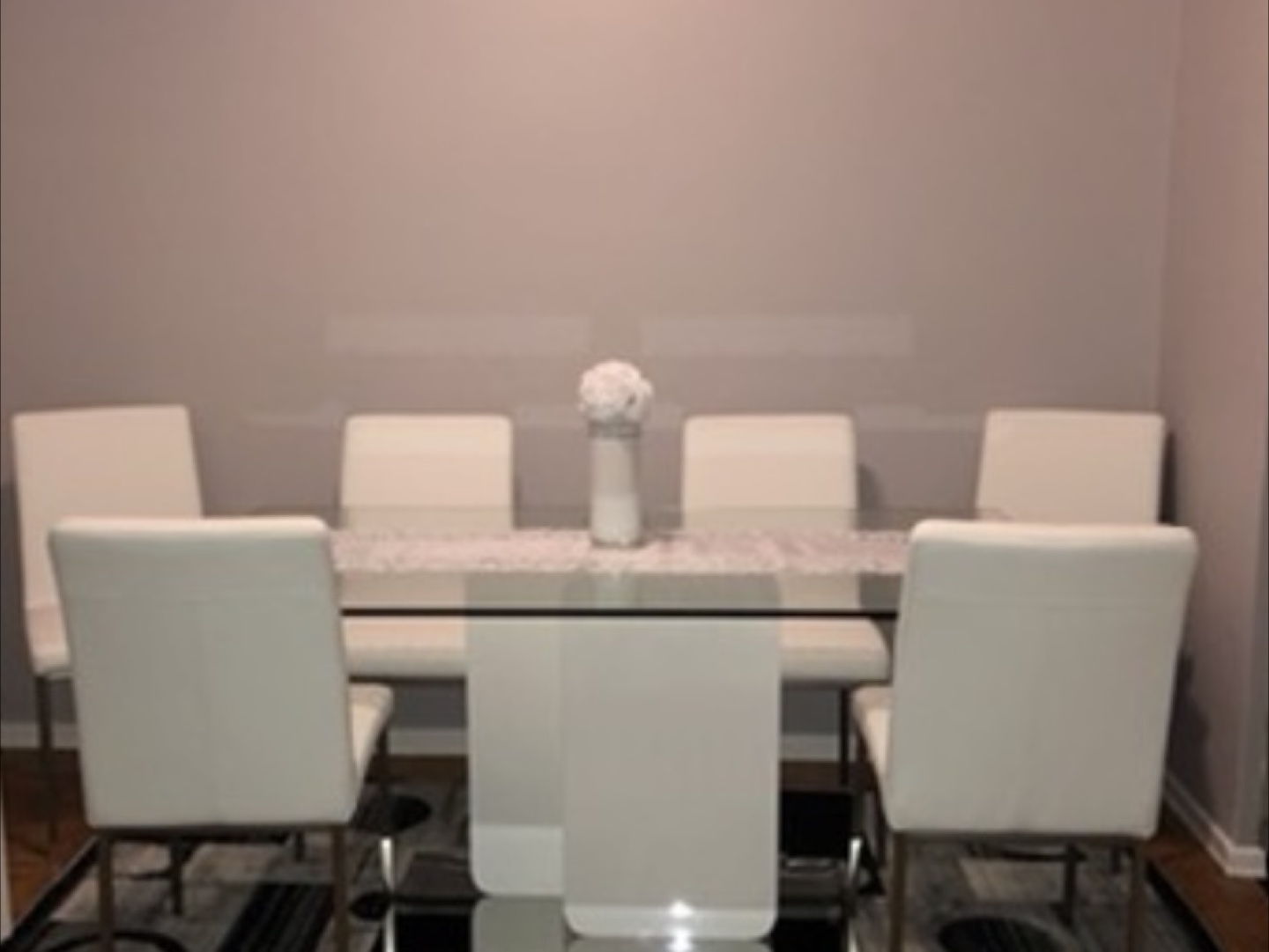 Modern Glass Dining Table - photo 2