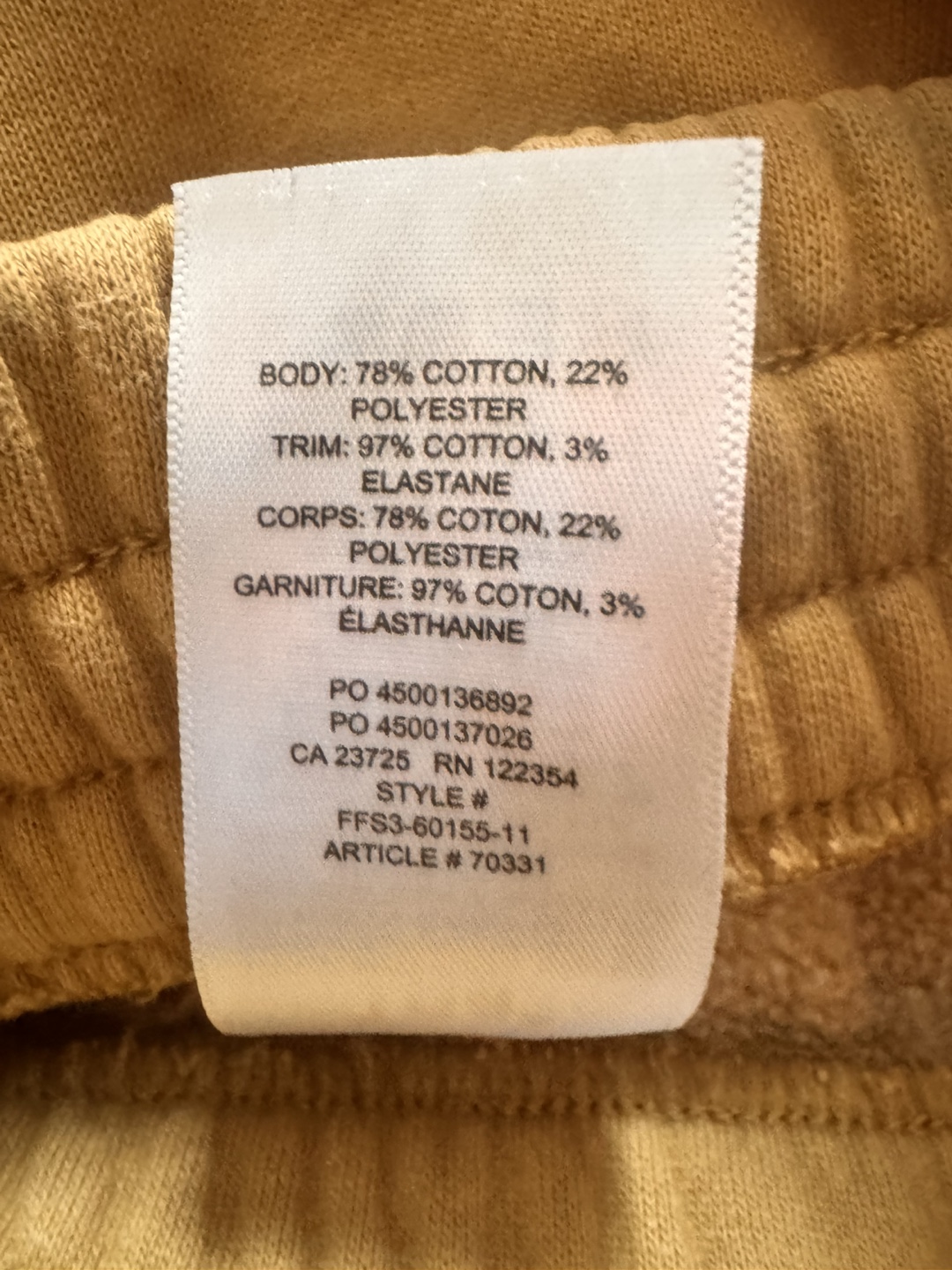 Tna Cozy Fleece Joggers - Tan - photo 3