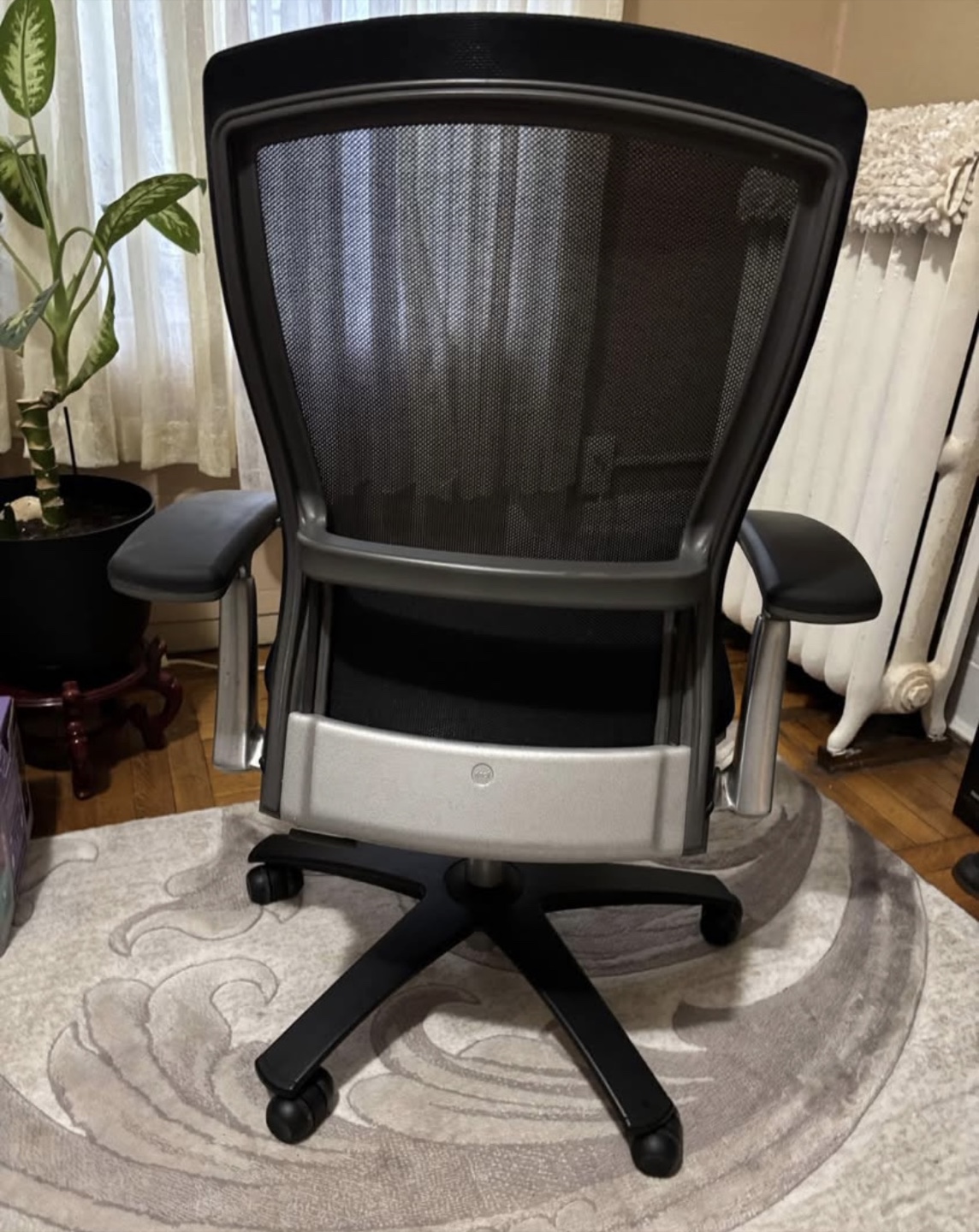 Used Office Chair - Mesh Back, Black - photo 3