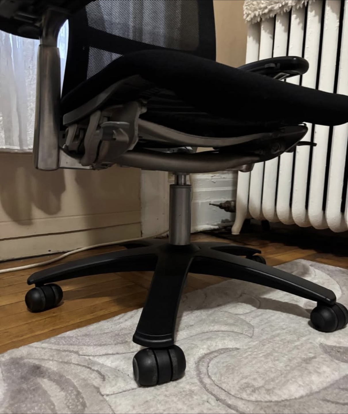 Used Office Chair - Mesh Back, Black - photo 2