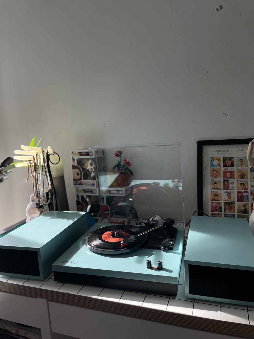 LP&No.1 Turntable with Speakers - Mint Green - photo 2