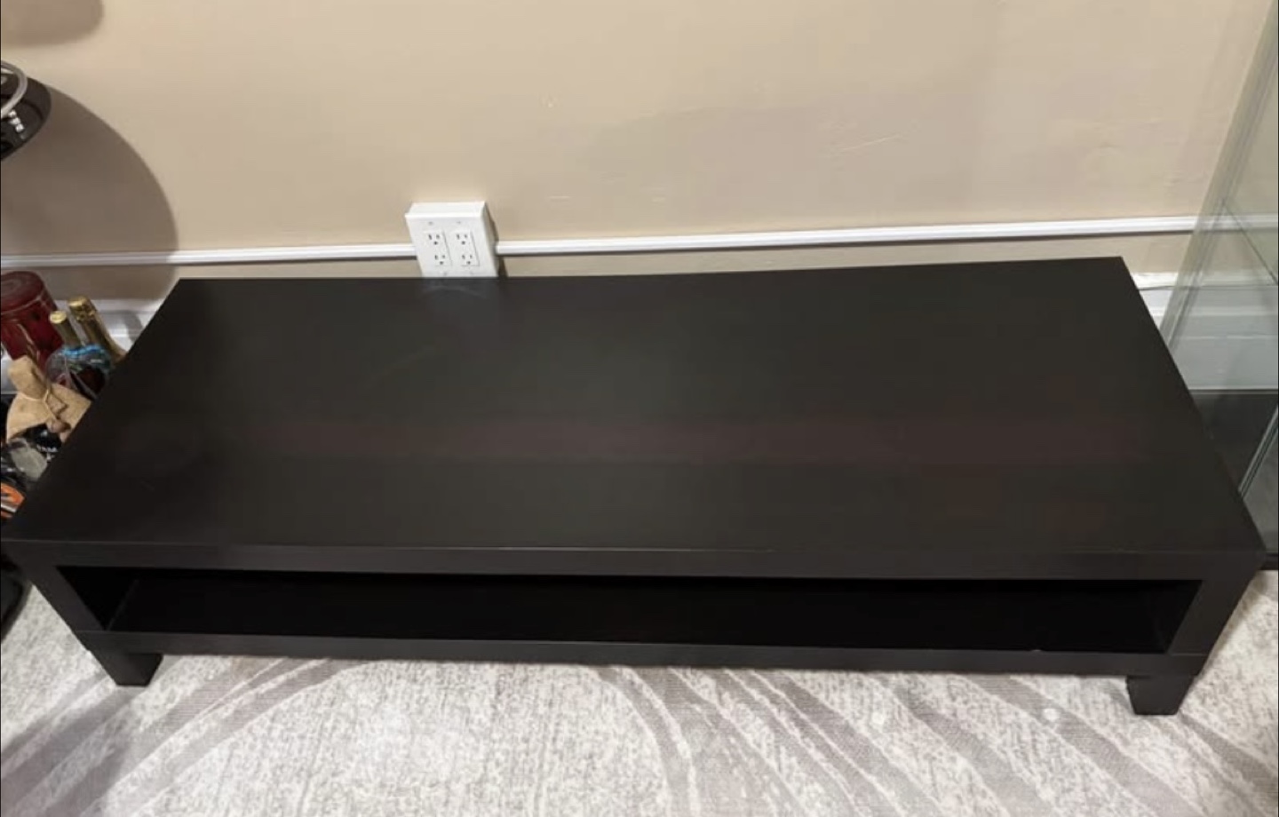 Black Entertainment Center / TV Stand - photo 3