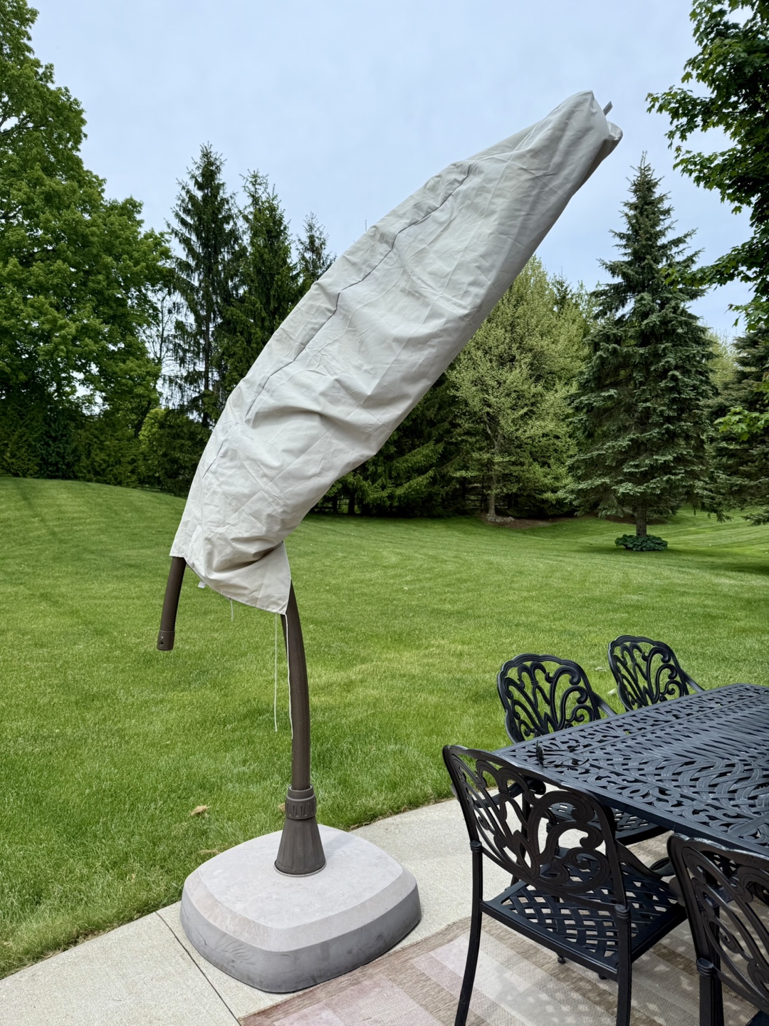 Cantilever Patio Umbrella with Cover - photo 2
