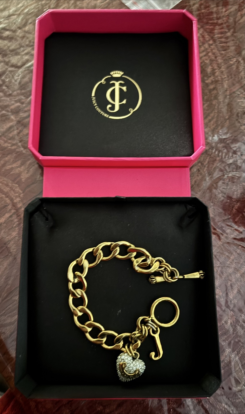 Juicy Couture Gold Heart Charm Bracelet - photo 2