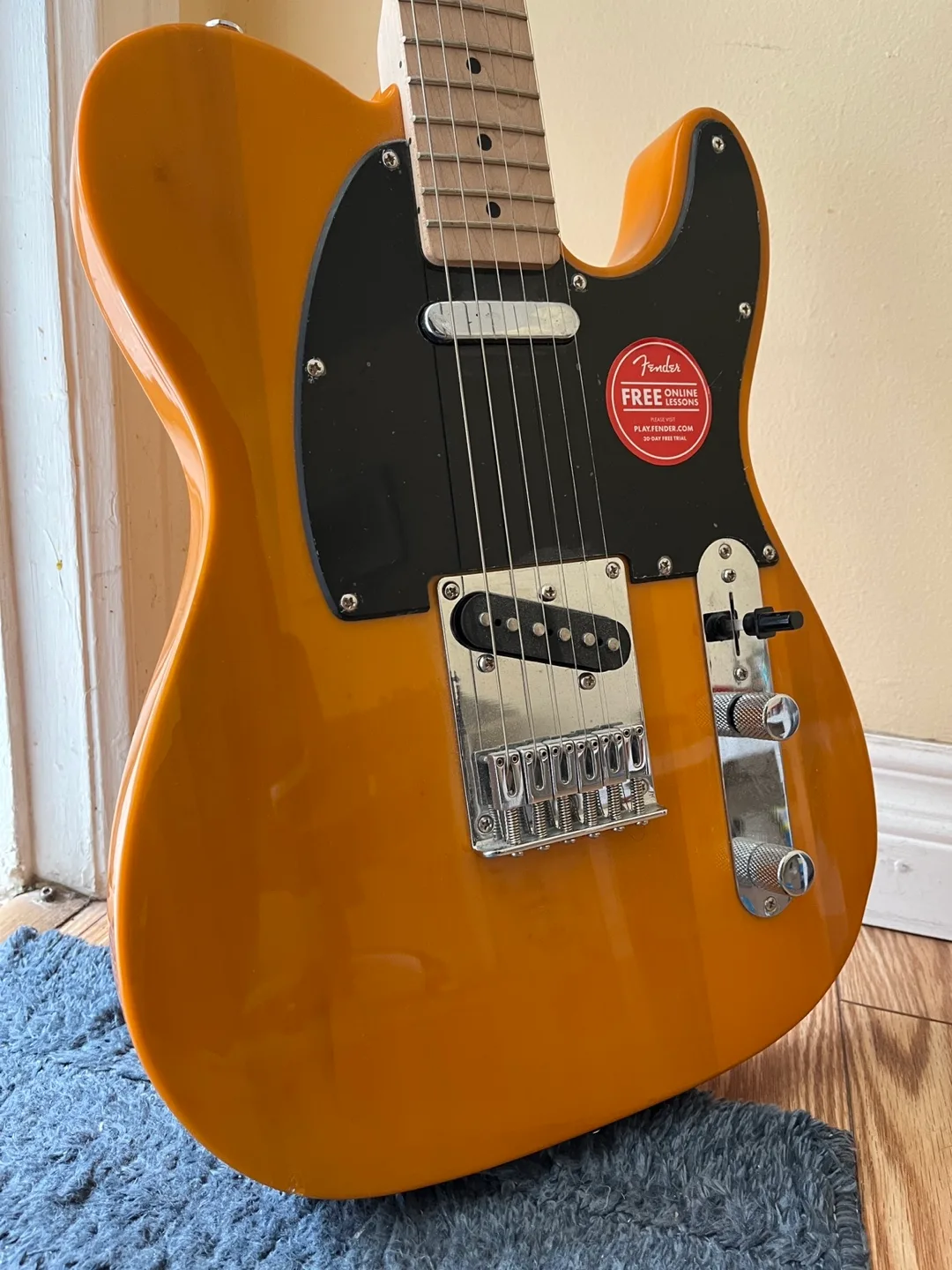 Squier Affinity Telecaster Electric Guitar - Butterscotch Blonde image indicator(2)