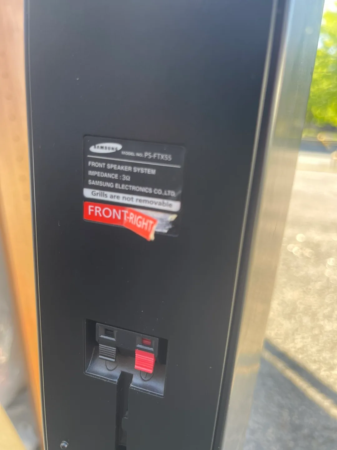 Samsung PS-FTX55 Front Speaker System image indicator(2)