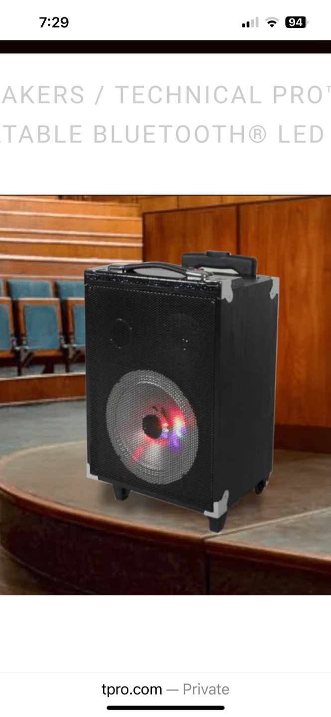 Technical Pro Speaker & Microphone