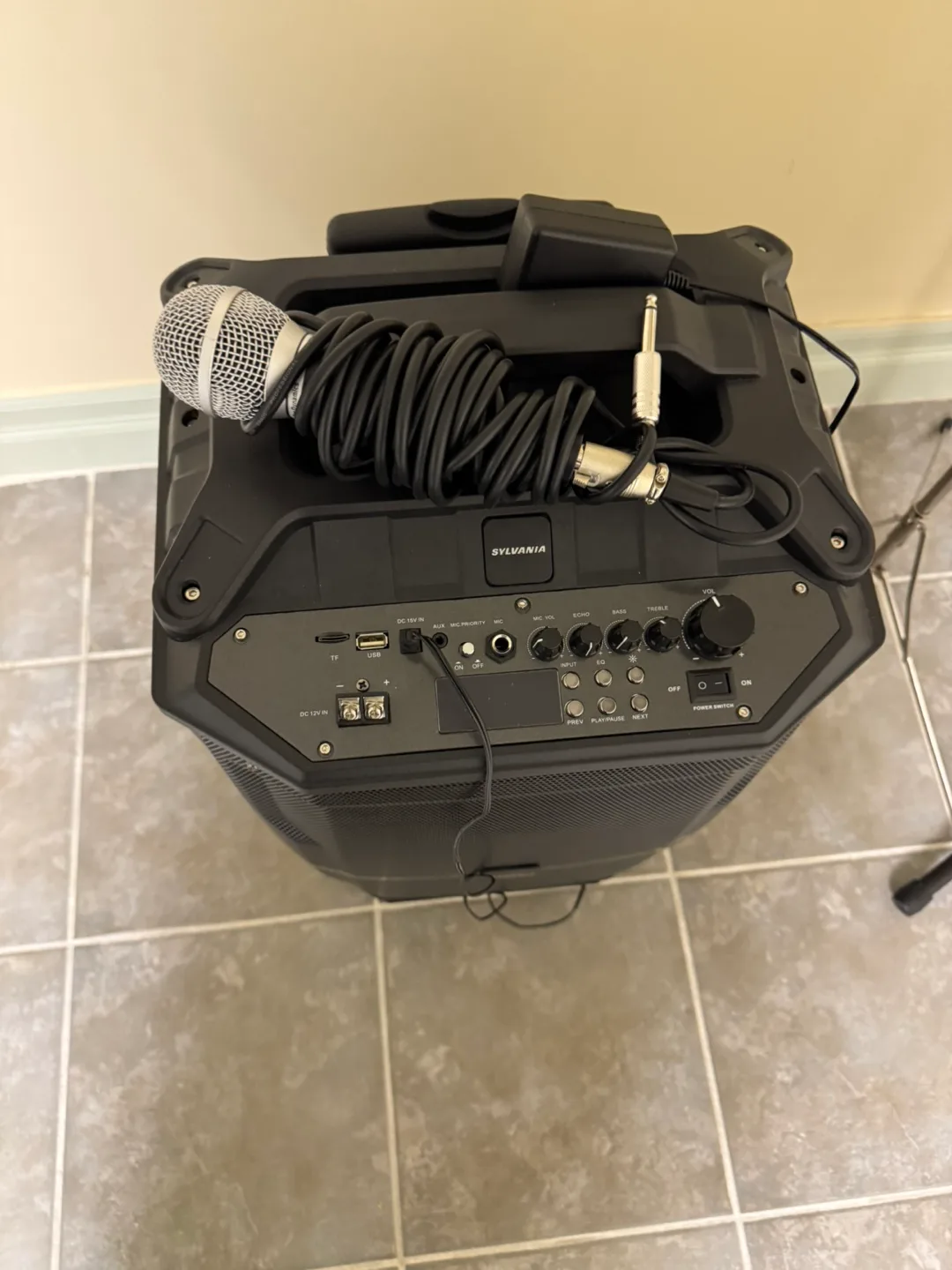 Sylvania Portable Bluetooth PA Speaker with Microphone thumbnail