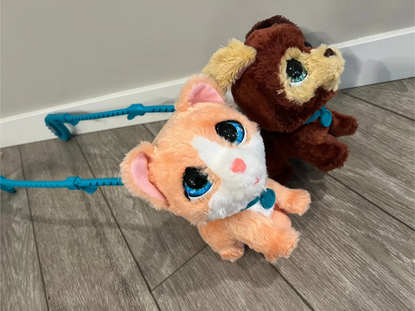 2 Interactive Plush Pets with Walkie thumbnail