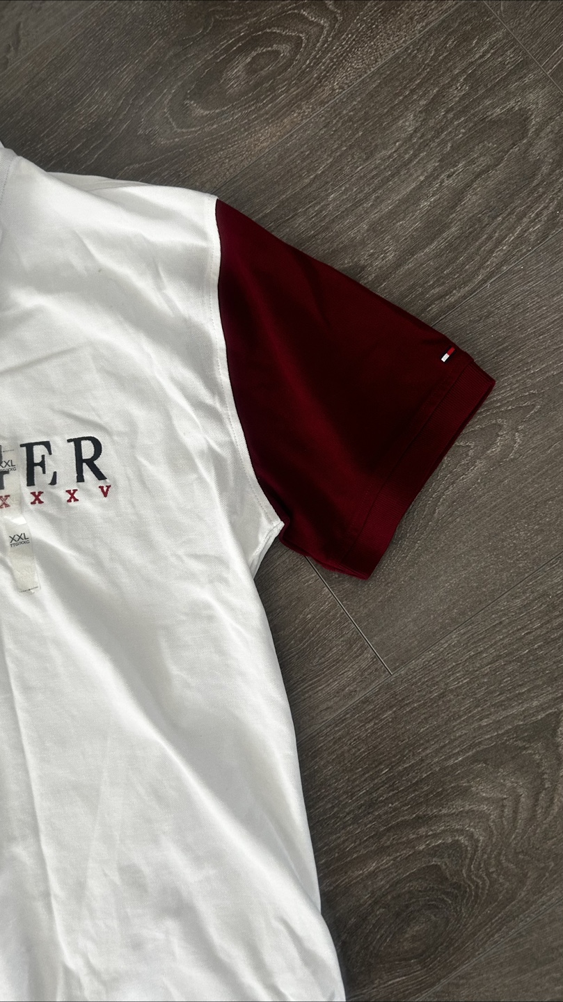 Tommy Hilfiger Men's XXL White Polo Shirt 👕 - photo 5