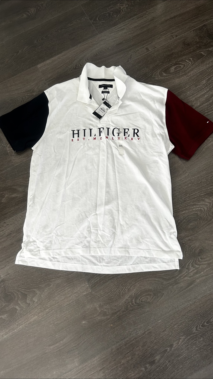 Tommy Hilfiger Men's XXL White Polo Shirt 👕