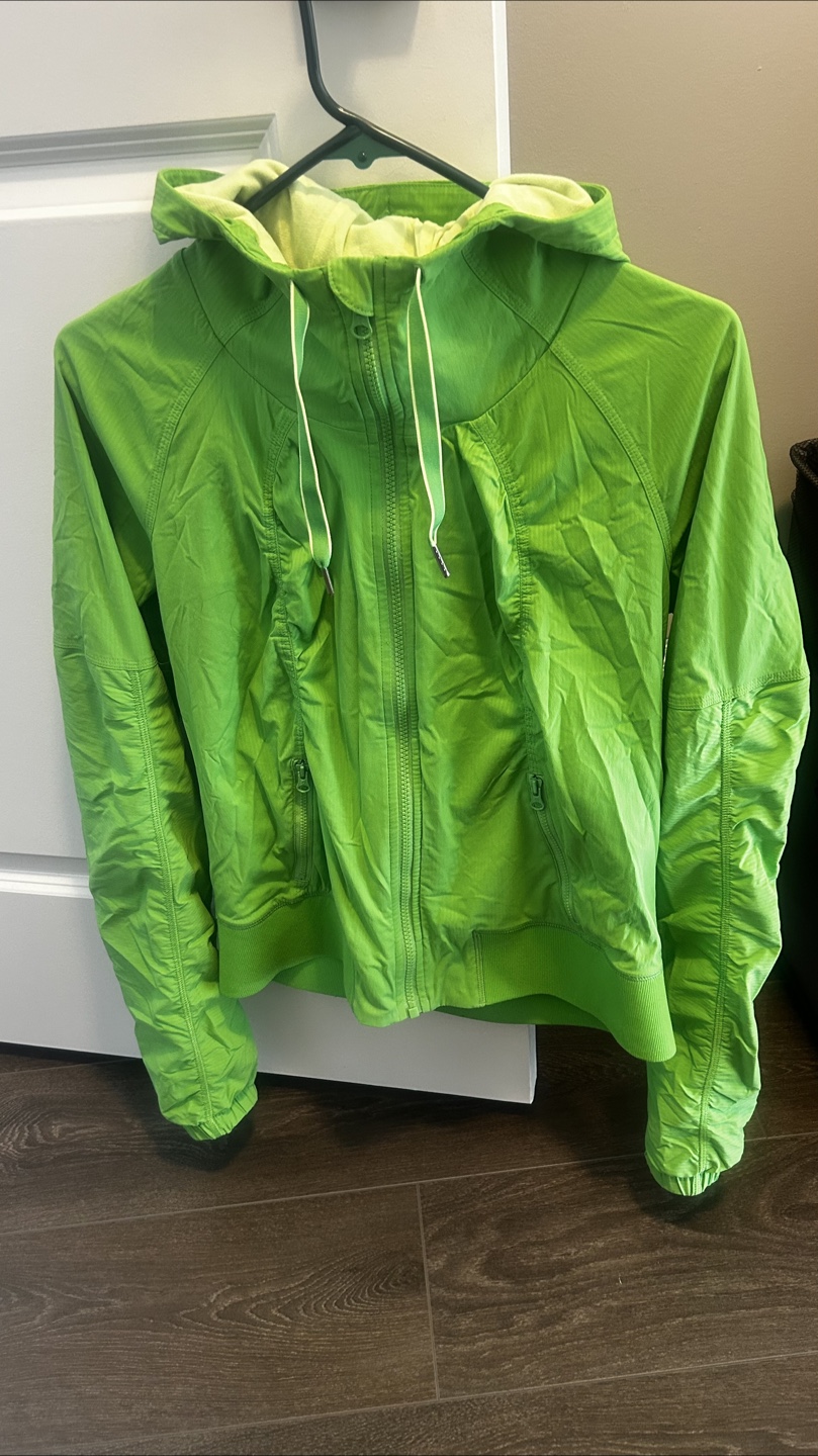 Lululemon Green Zip-Up Dance Studio Jacket Size 8
