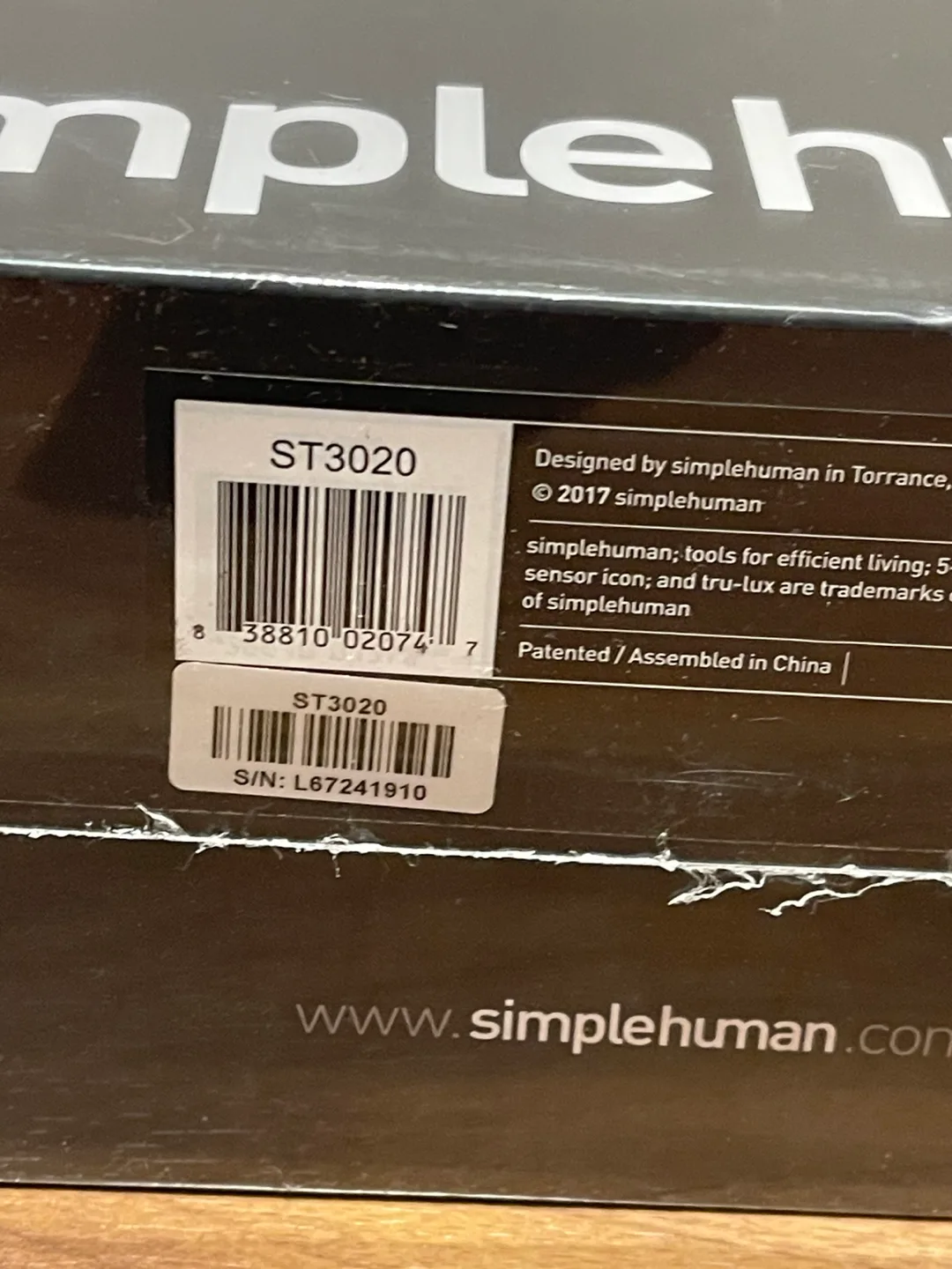 Simplehuman wall mount makeup mirror in dark bronze, BRAND NEW image indicator(3)