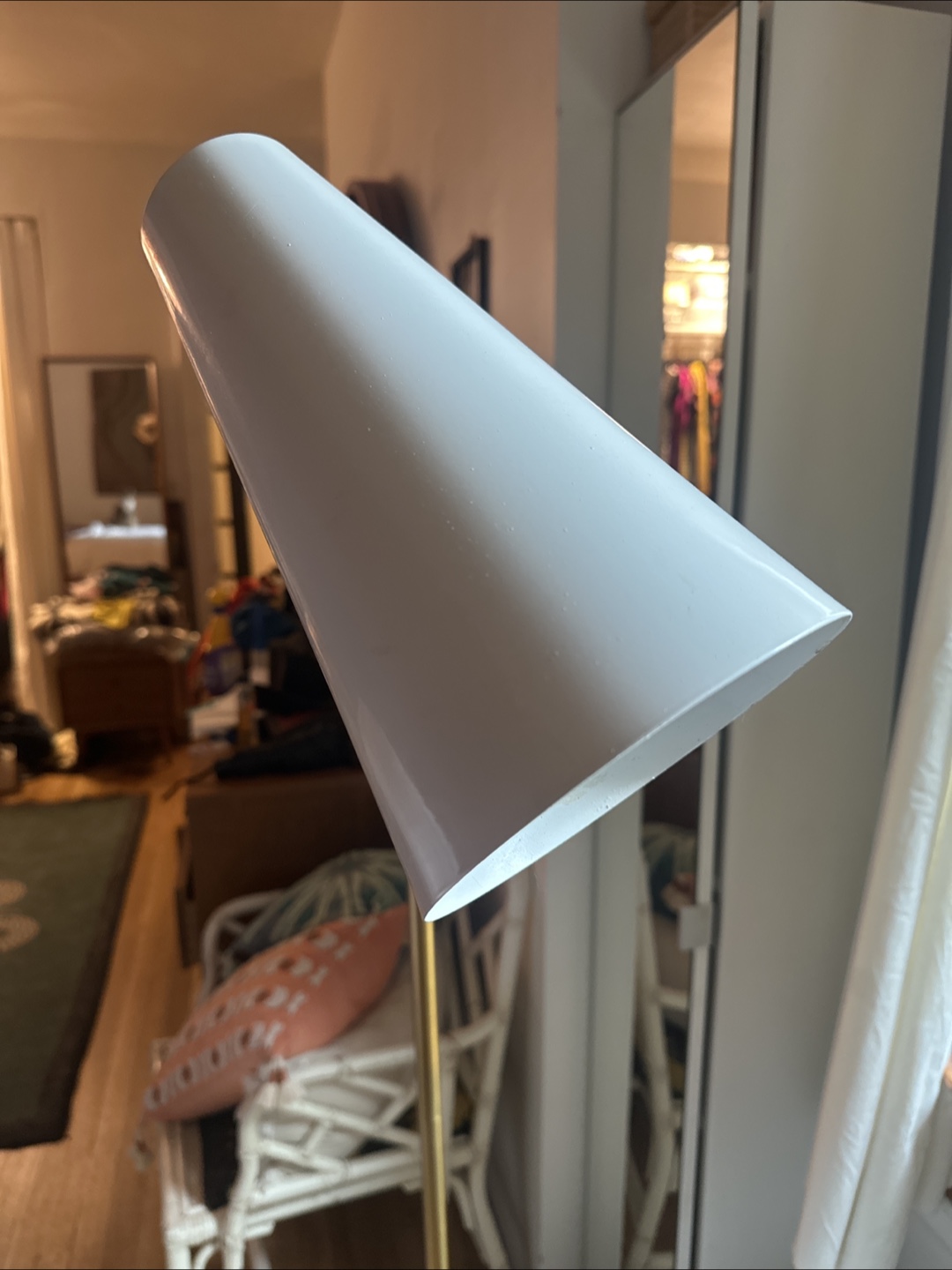 Mid Century Modern Brass Floor Lamp - photo 2
