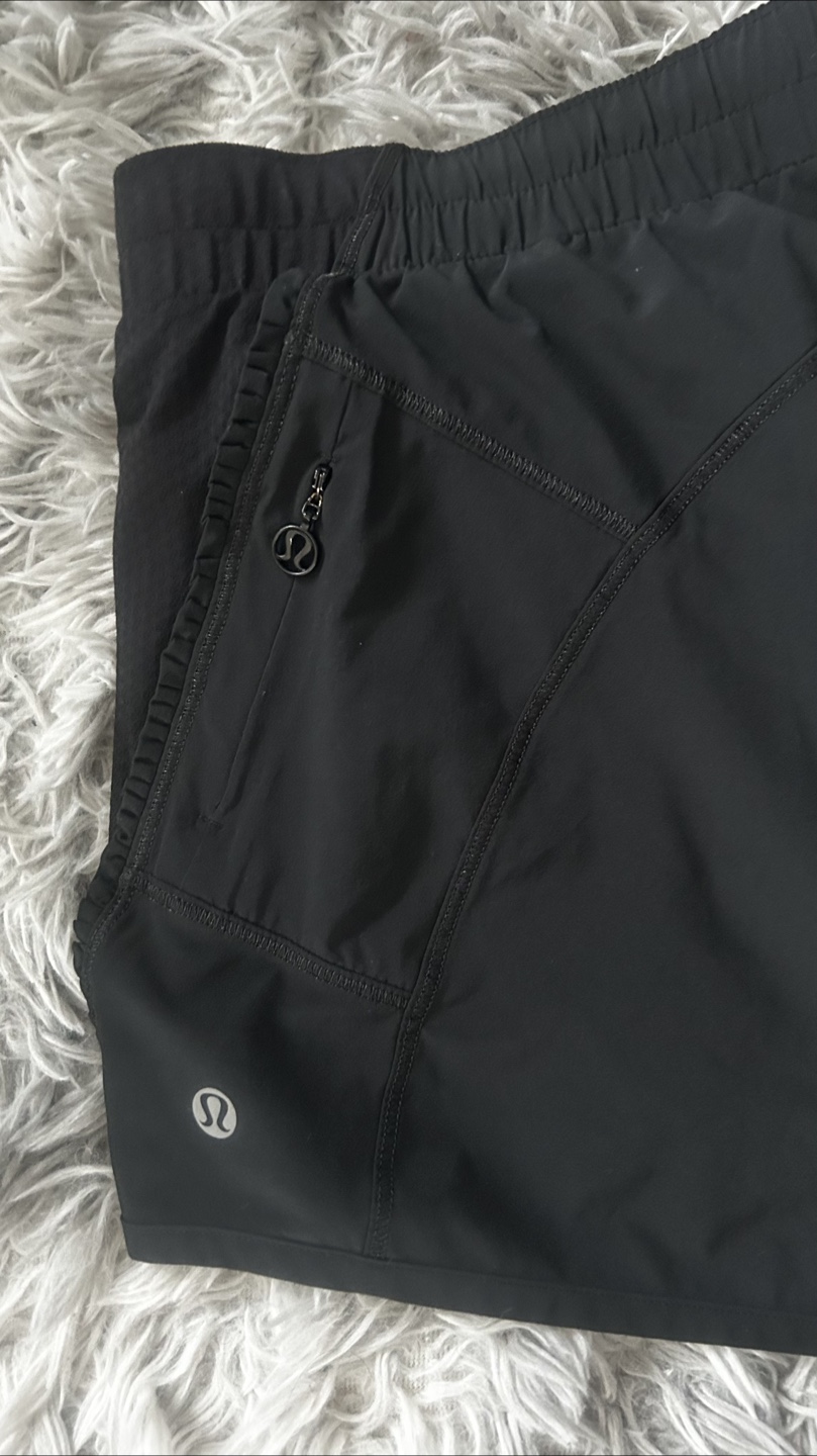 Lululemon Black Running Shorts 🩳 Size 8 - photo 3