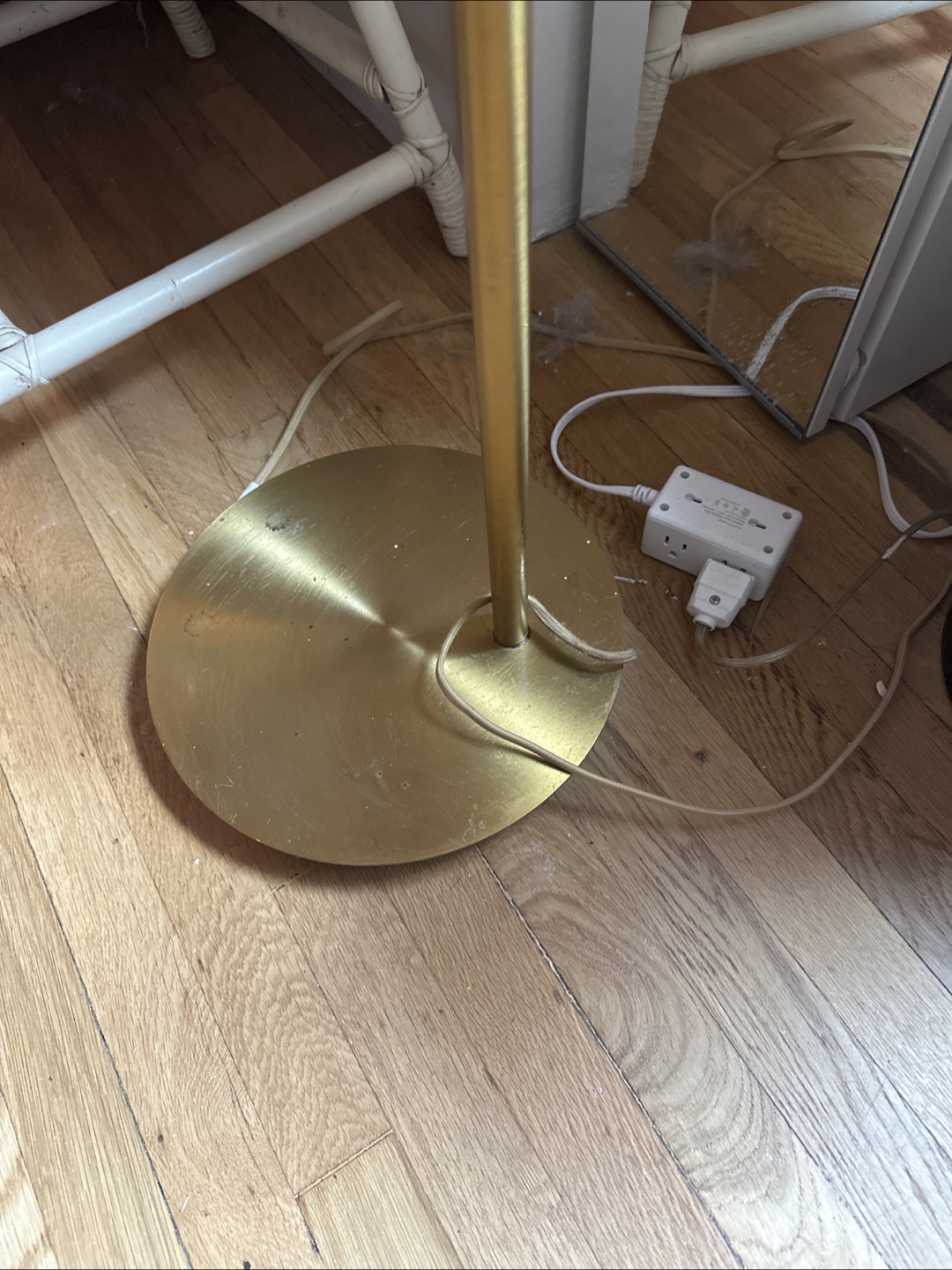 Mid Century Modern Brass Floor Lamp - photo 3