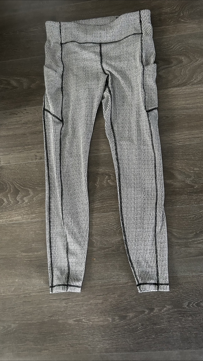 Lululemon Black and White Leggings