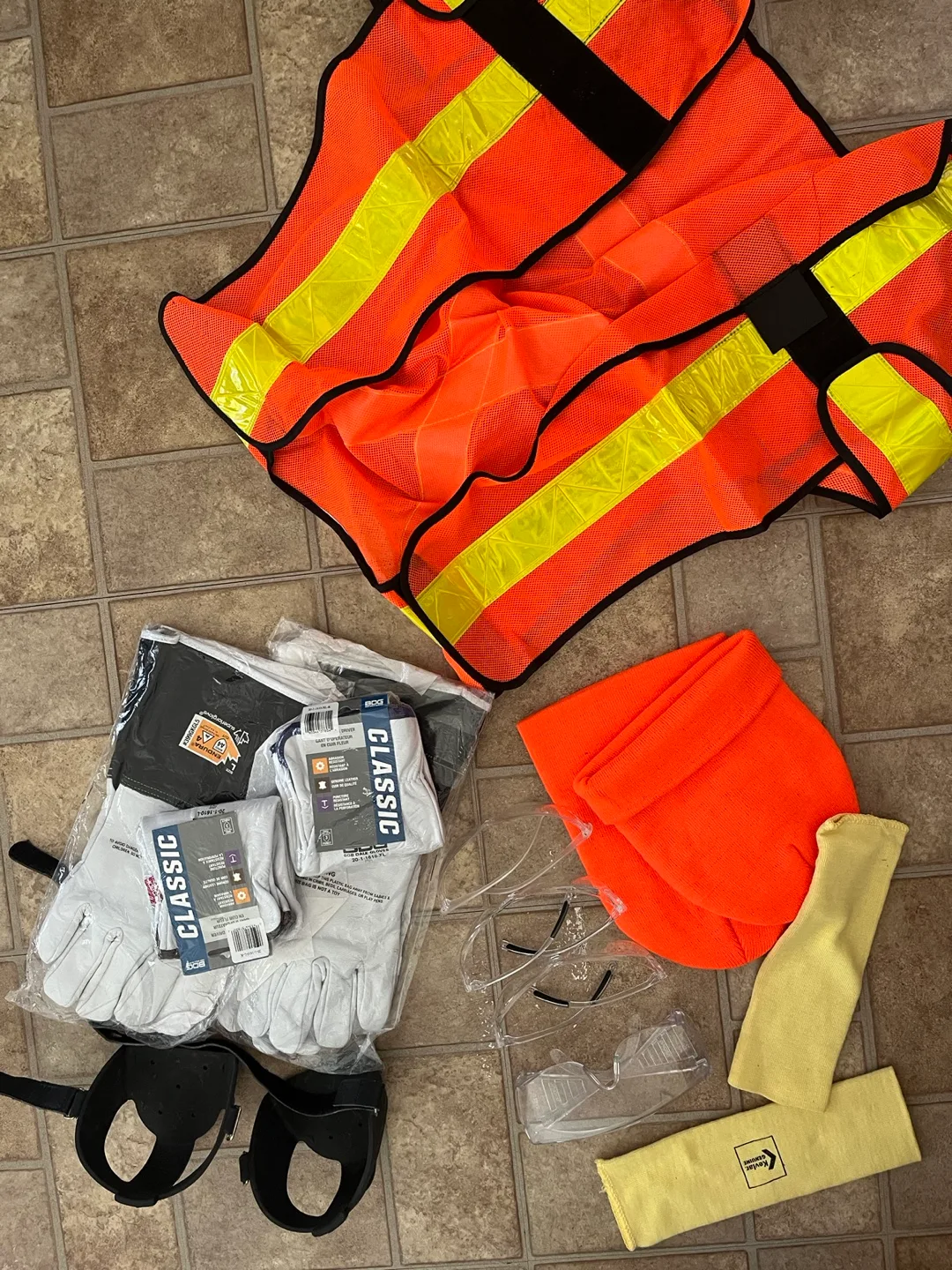Safety Gear Bundle:  High-Vis Vest, Gloves, Glasses, & More! thumbnail