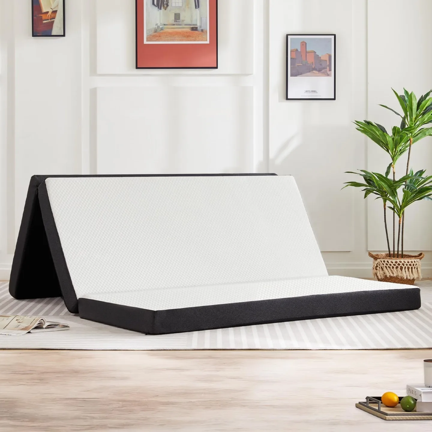 Simple Deluxe Folding Mattress Single 4-Inch, Tri-Fold thumbnail