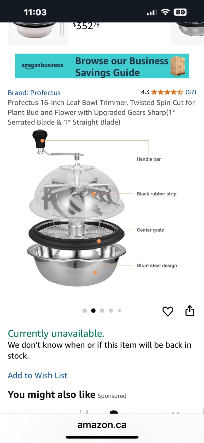Profectus 16-Inch Leaf Bowl Trimmer - photo 2