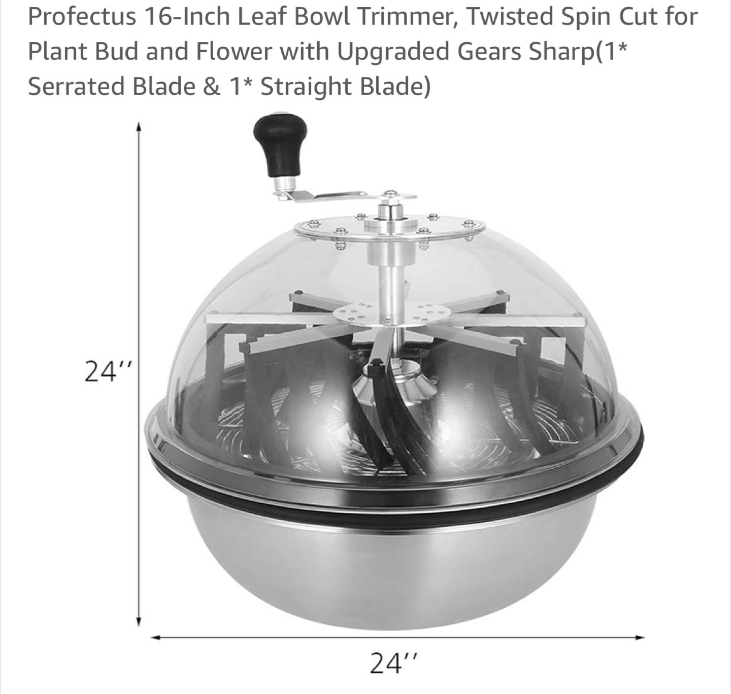 Profectus 16-Inch Leaf Bowl Trimmer