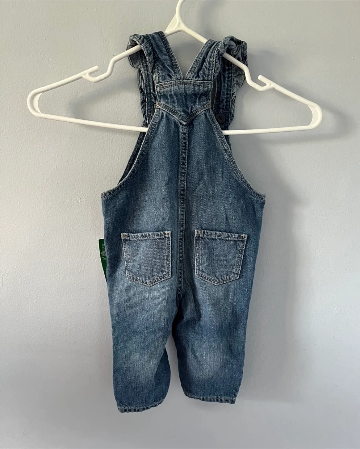 Gap Baby Denim Overalls - Size 6-12 Months image indicator(2)