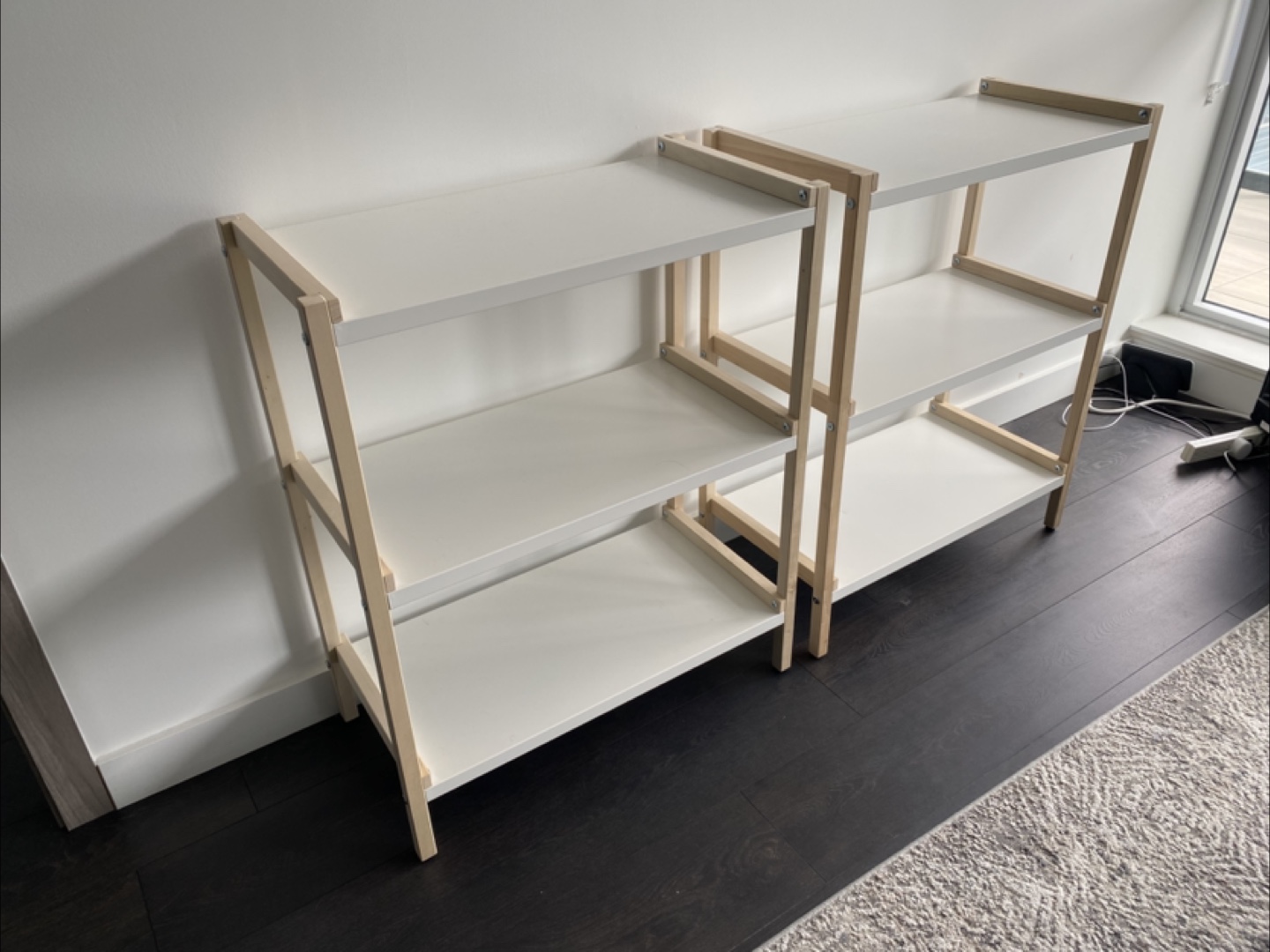 Two IKEA EKENABBEN Shelving Units - photo 2