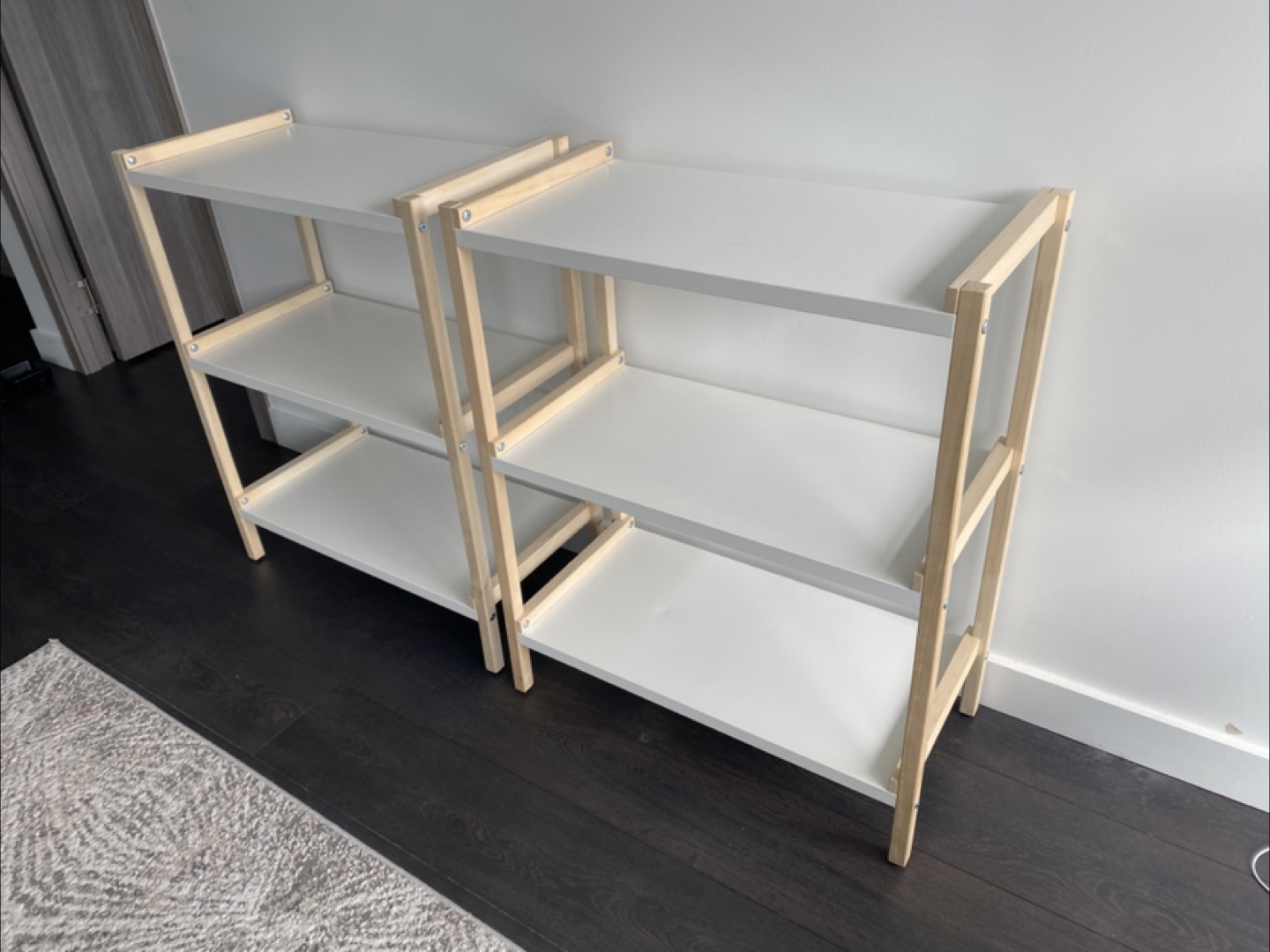 Two IKEA EKENABBEN Shelving Units - photo 3