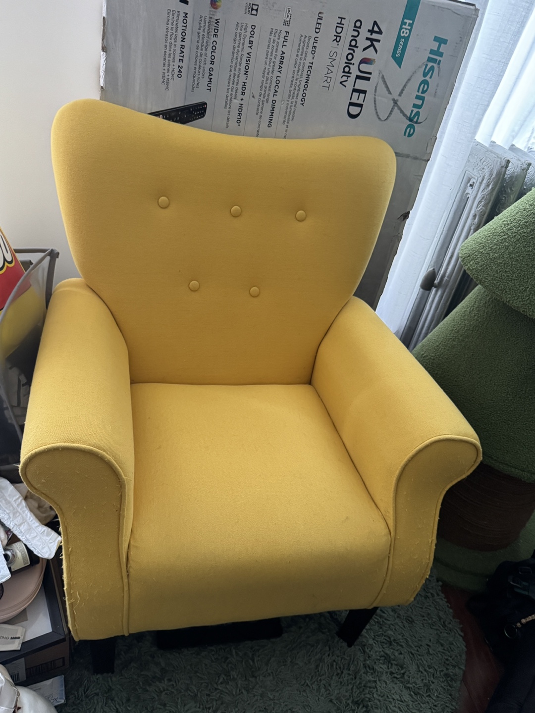 Yellow Accent Chair - photo 2