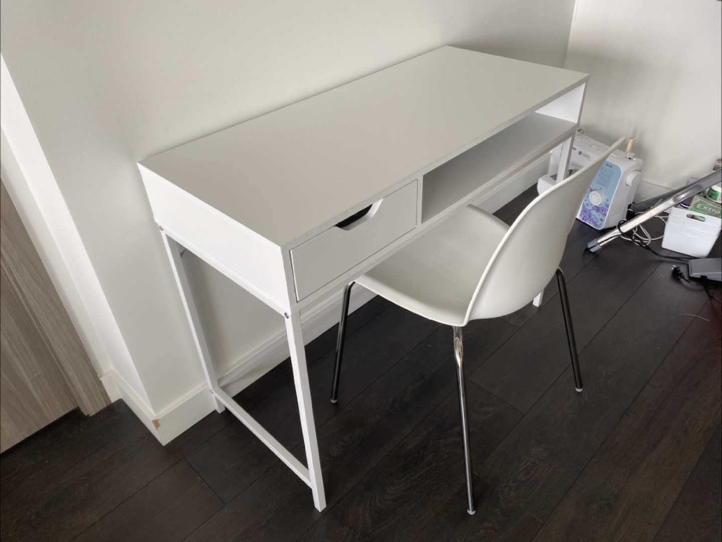 White Desk and Chair