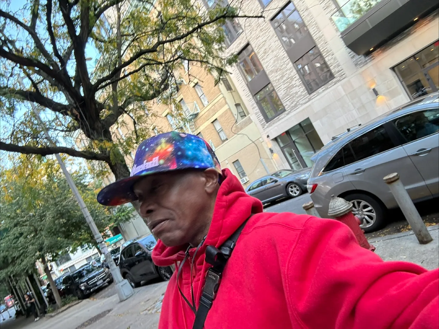 Men's Red Hoodie Zip-Up Jacket image indicator(7)