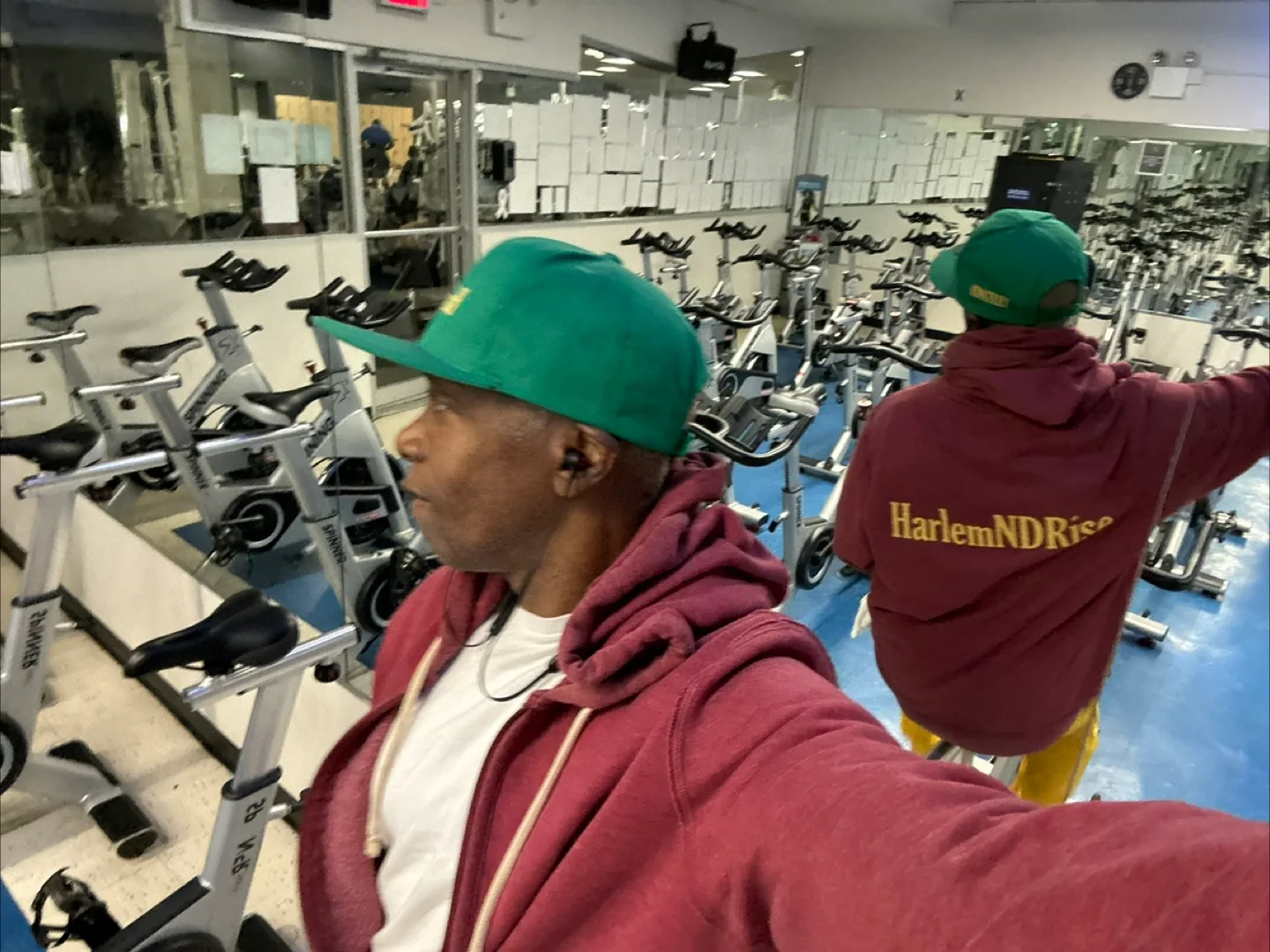 Men's Red Hoodie Zip-Up Jacket image indicator(9)