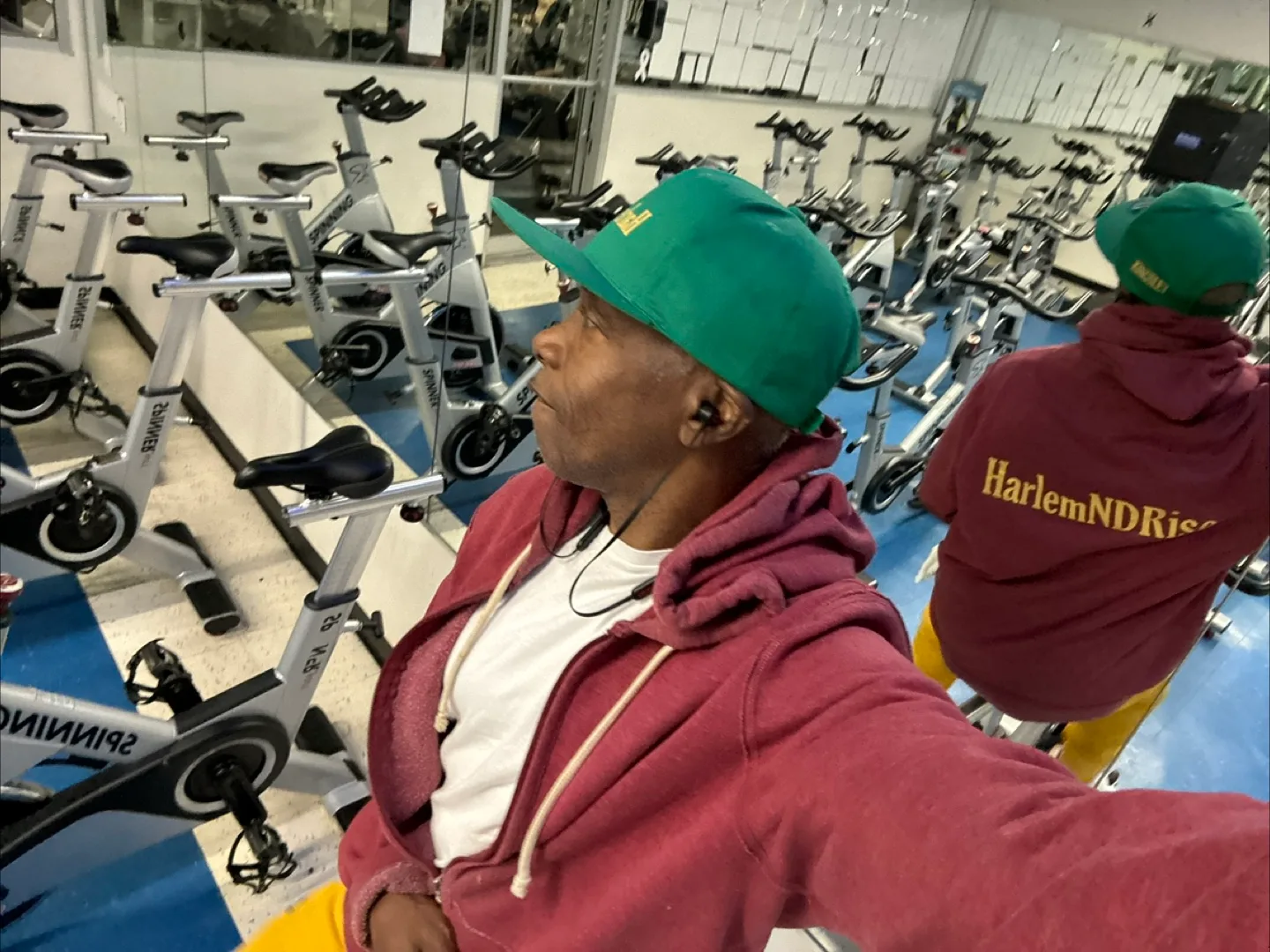 Men's Red Hoodie Zip-Up Jacket image indicator(8)