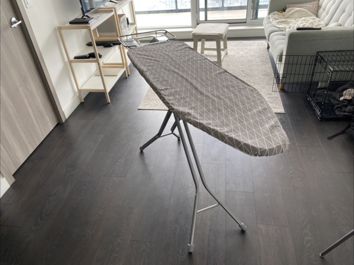 Ironing Board with Grey Cover and Shelf - photo 4