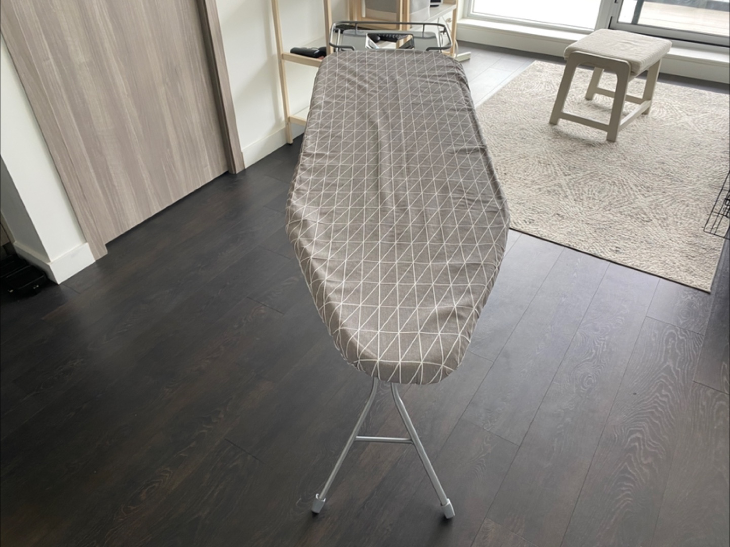 Ironing Board with Grey Cover and Shelf - photo 3